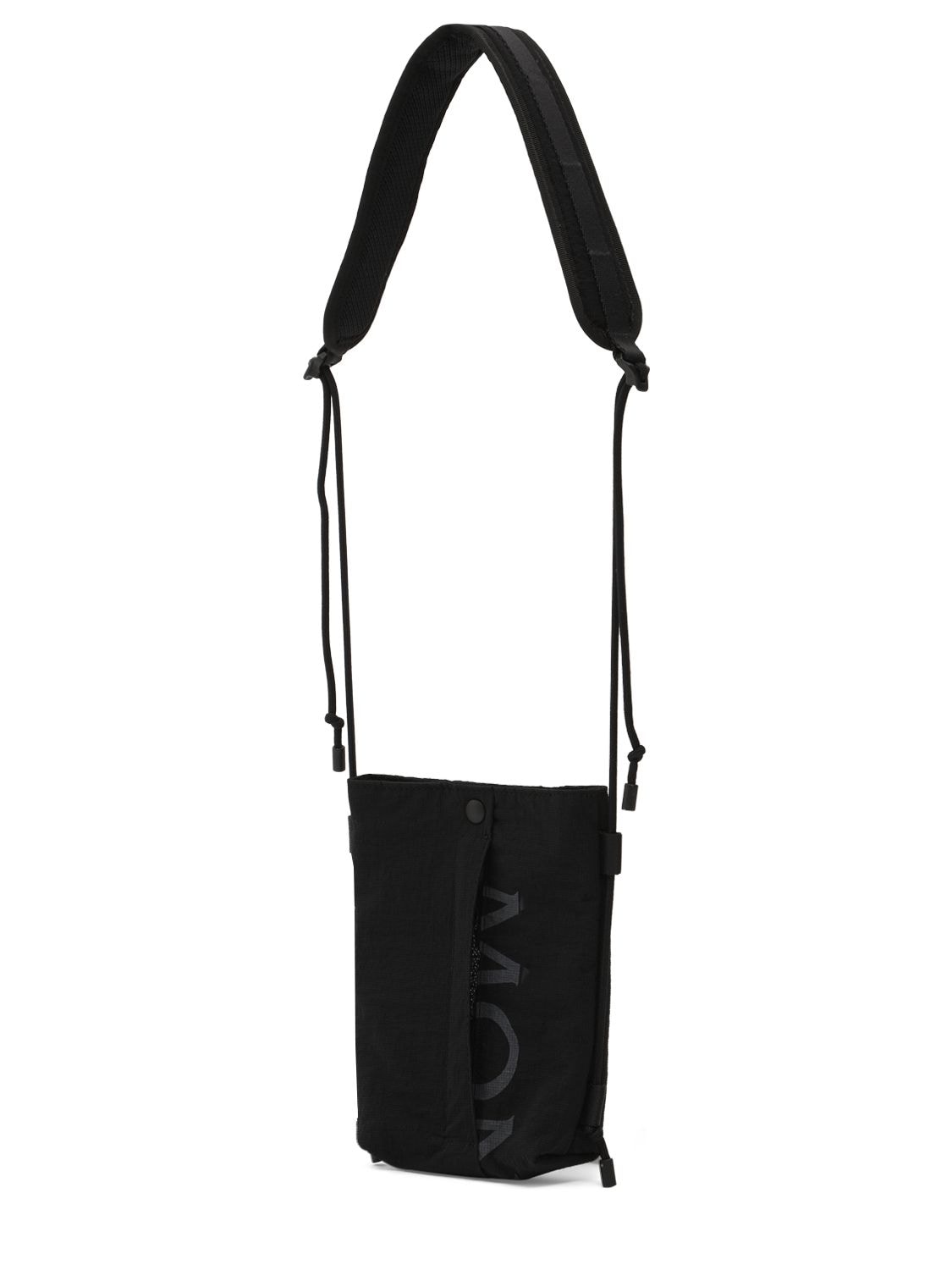 Shop Moncler Alchemy Ripstop Nylon Crossbody Bag In Black