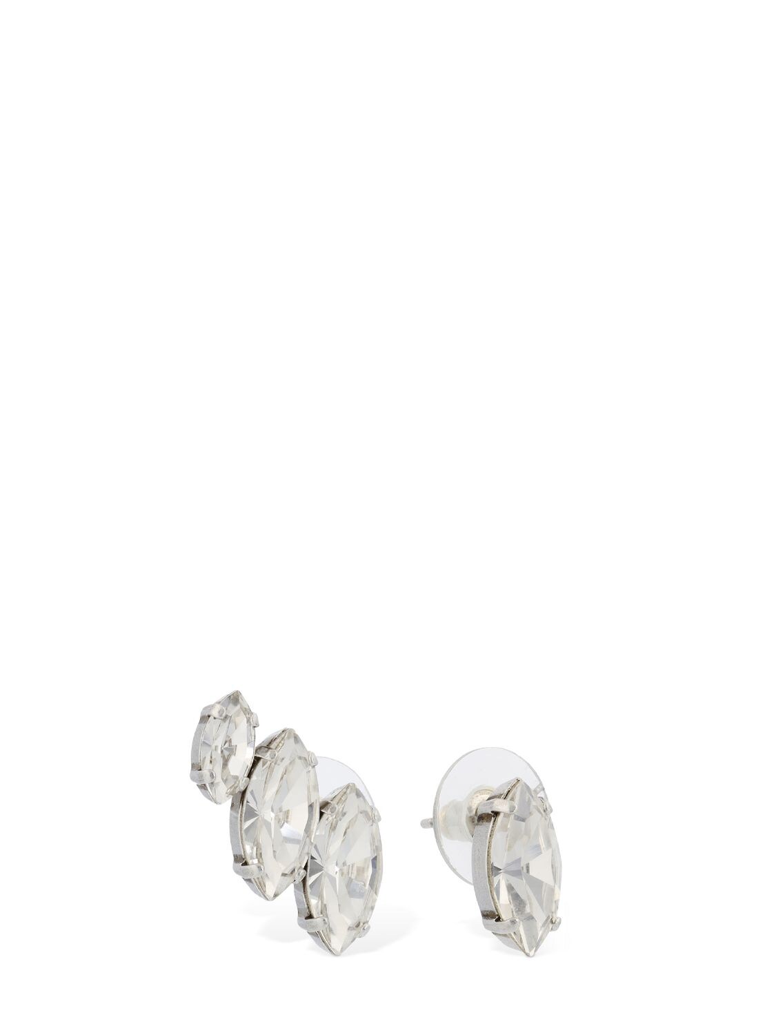 Shop Isabel Marant The Embrace Stud Earrings In Silver