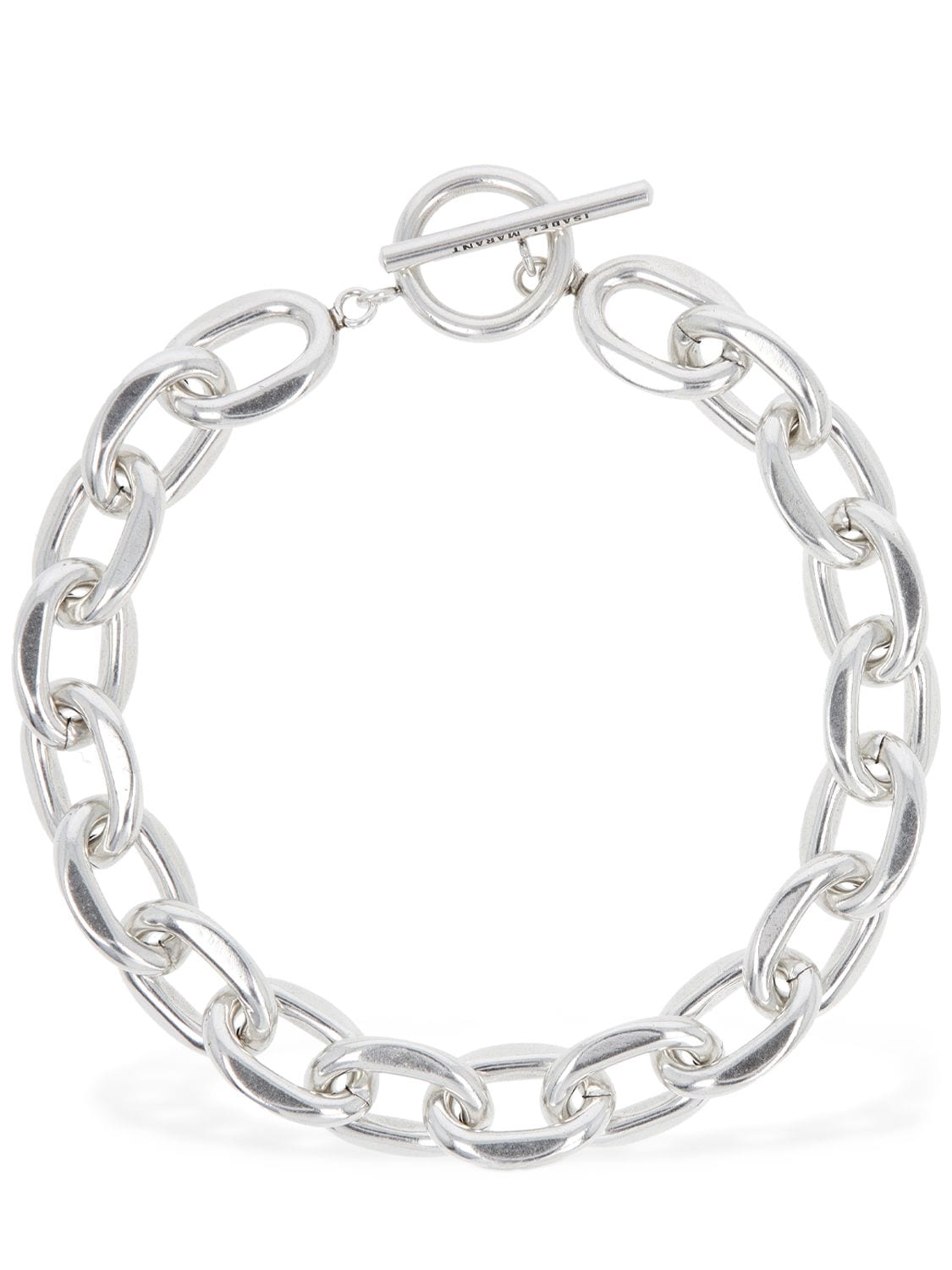 Isabel Marant Your Life Chunky Chain Necklace In Silver