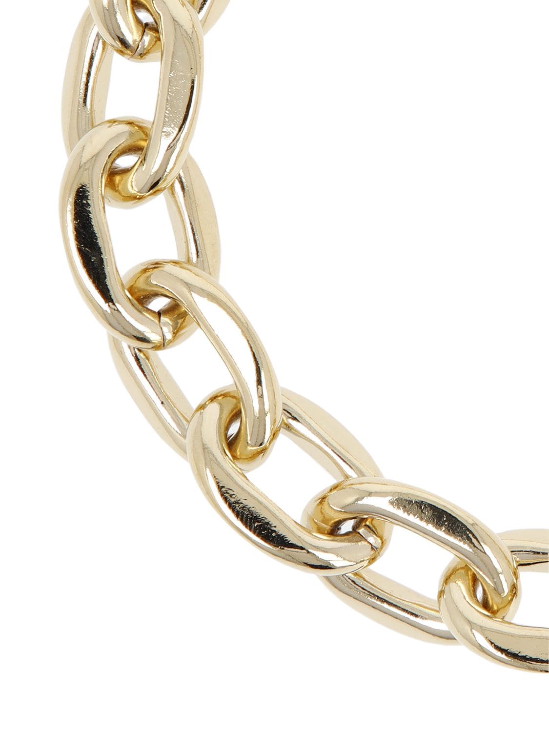 Shop Isabel Marant Your Life Chunky Chain Necklace In Gold