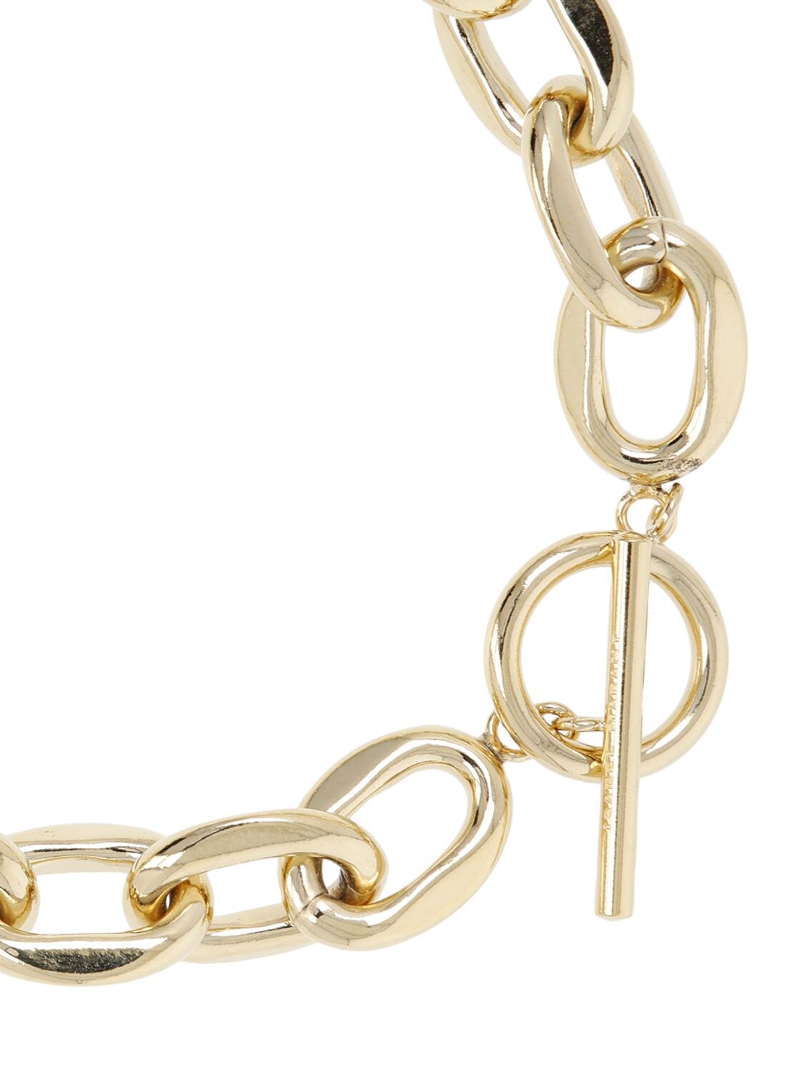 Shop Isabel Marant Your Life Chunky Chain Necklace In Gold