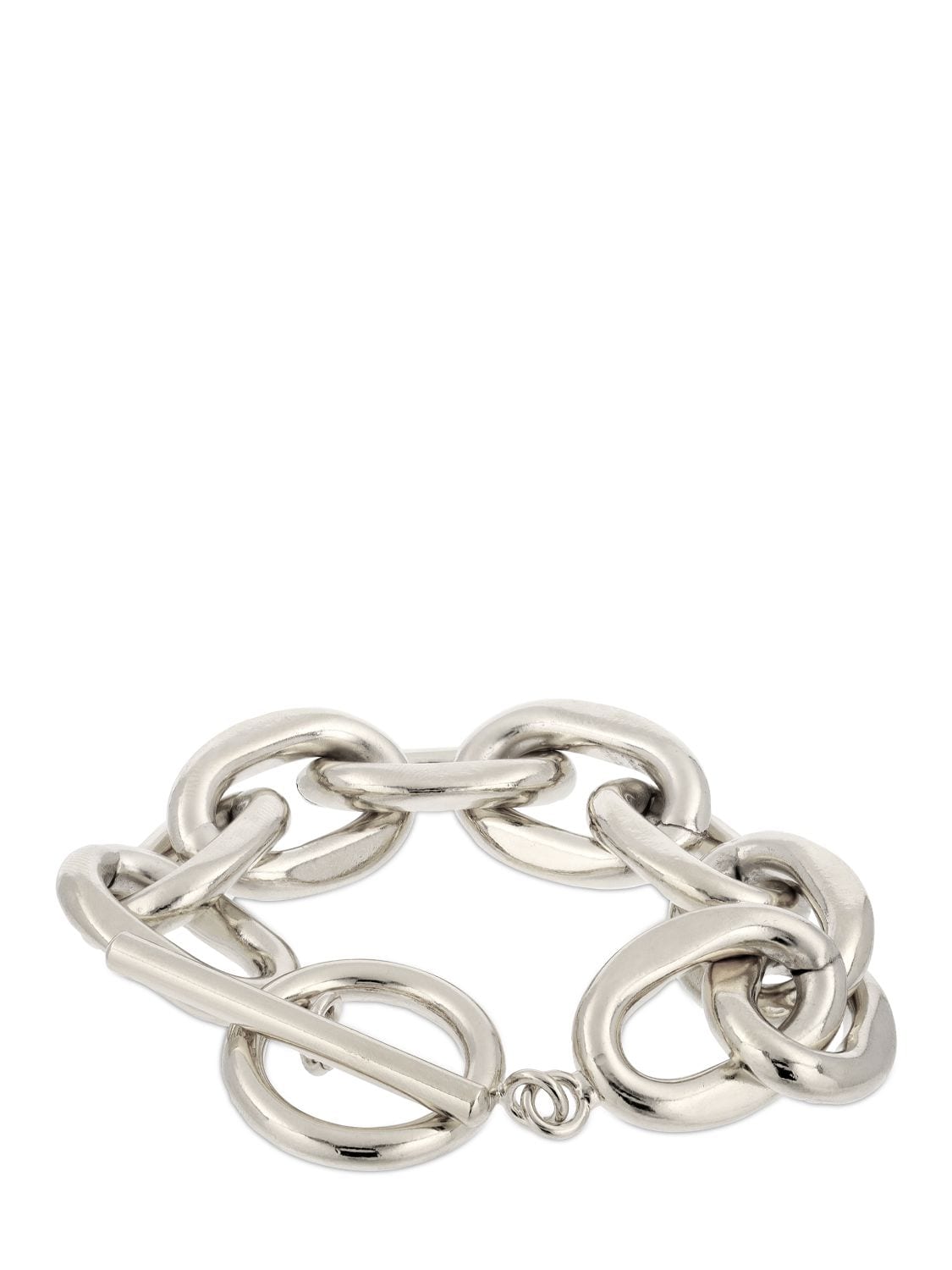 Shop Isabel Marant Your Life Chunky Chain Bracelet In Silver