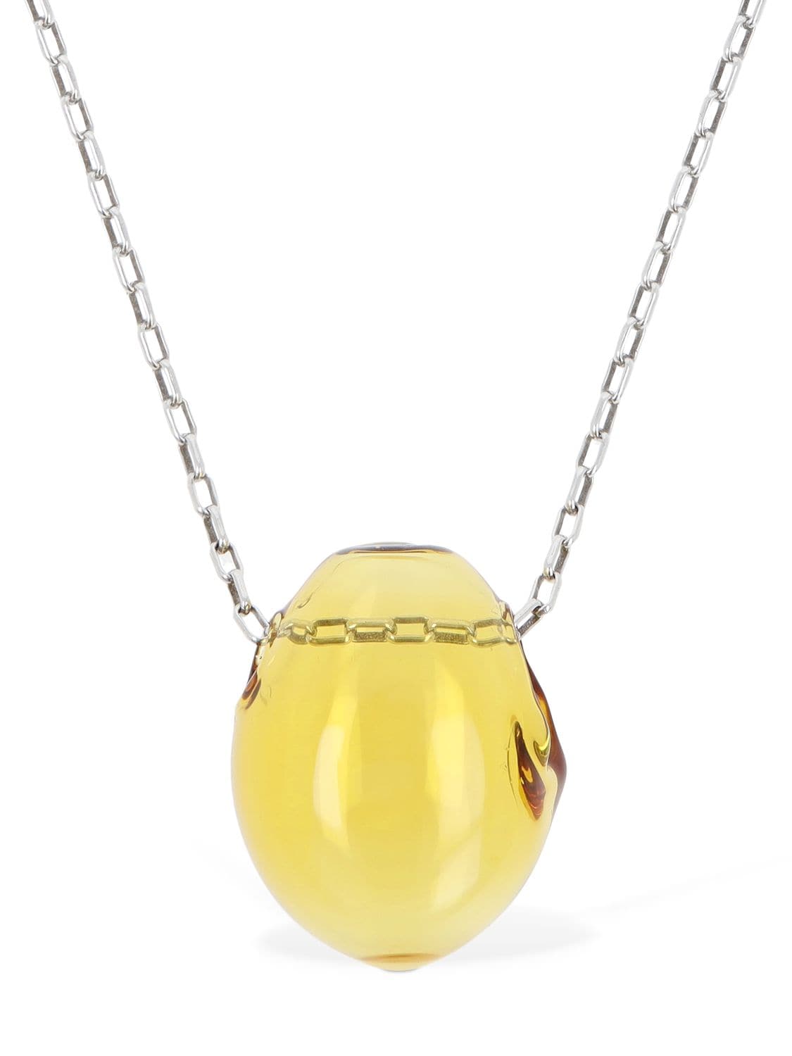 Isabel Marant Bubble Collar Necklace In Honey,silver