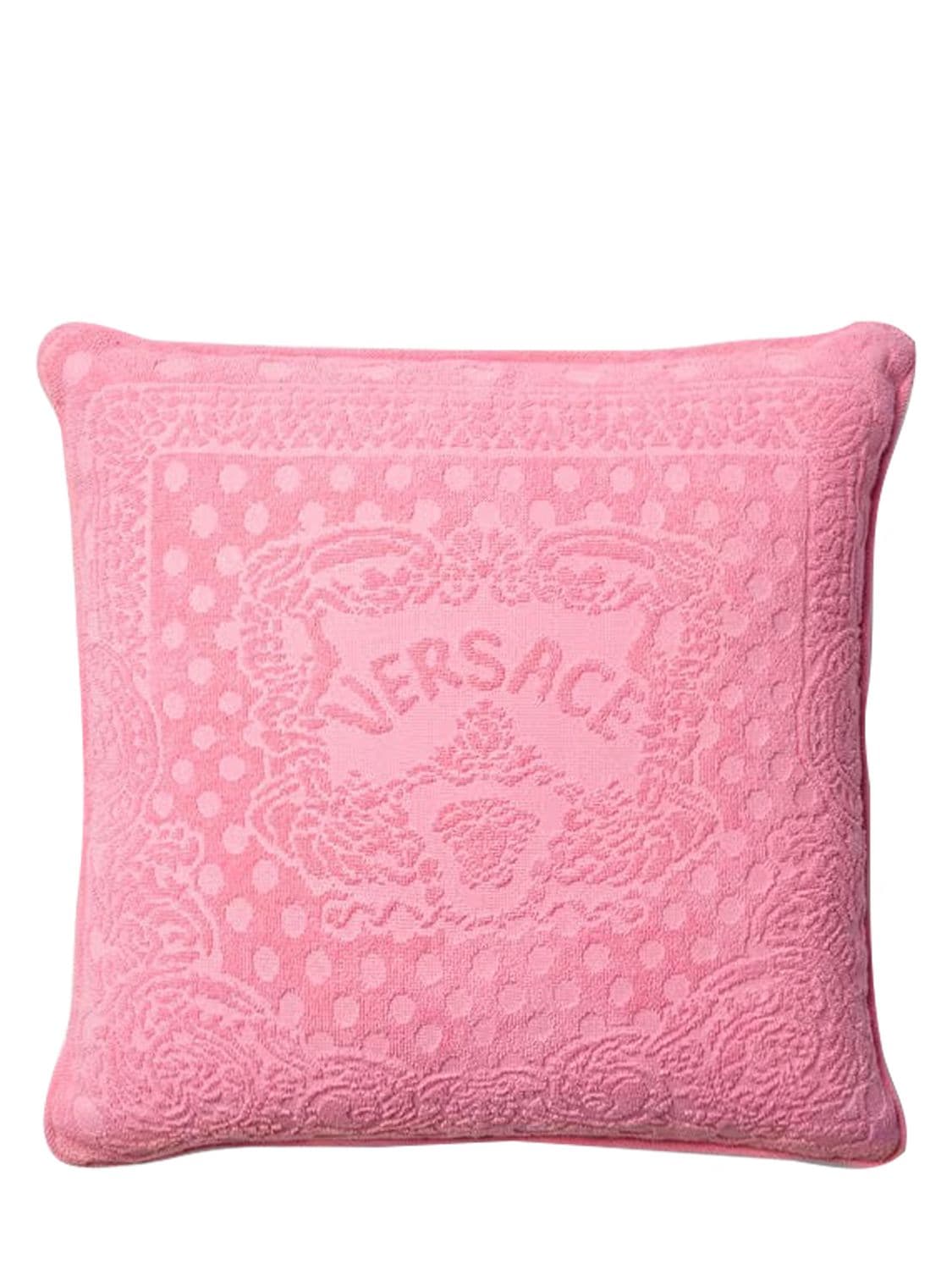 Versace On Repeat Cushion In Flamingo