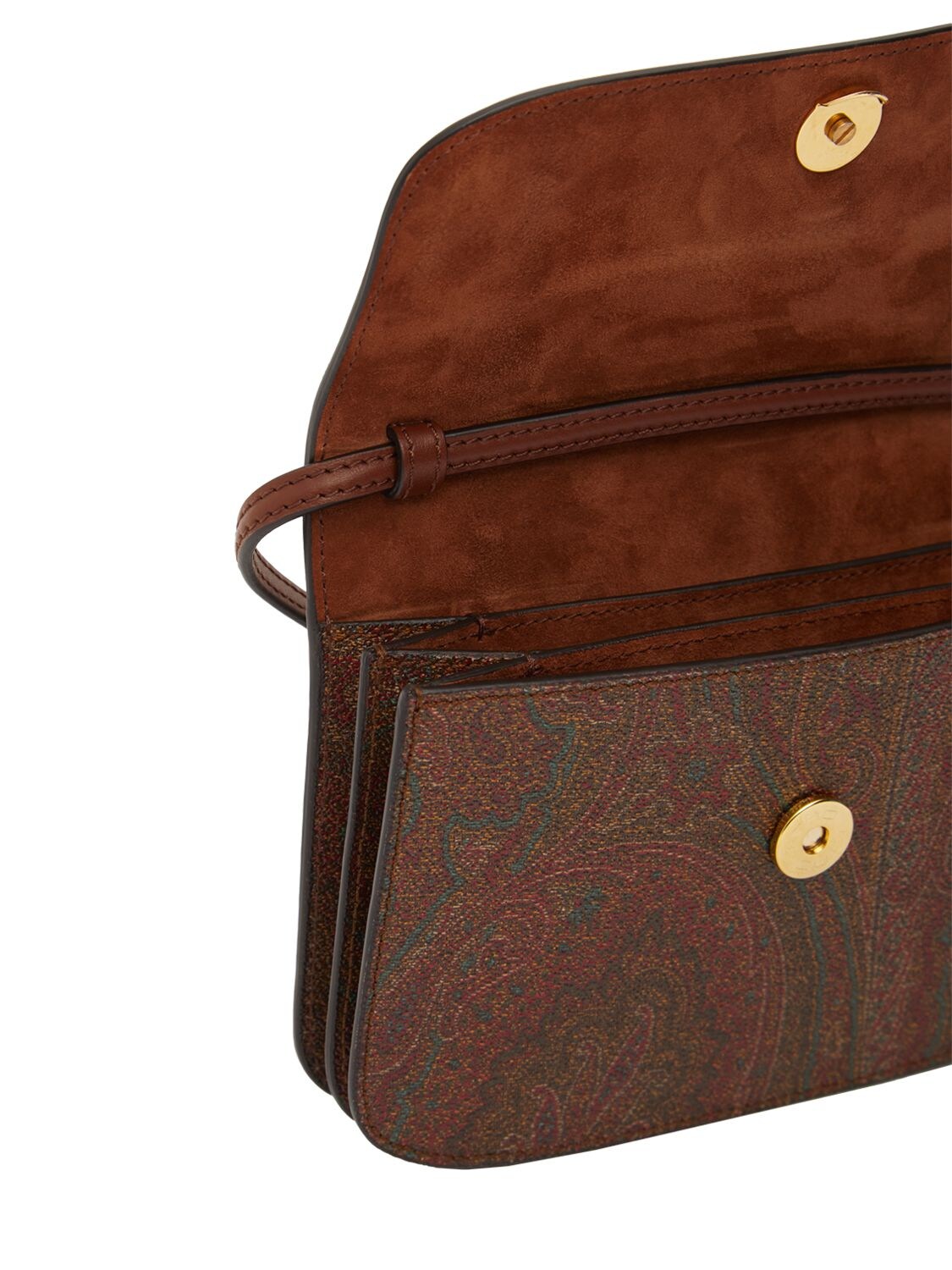 Shoulder bags Etro - Leather detail Paisley shoulder bag - 24788010600