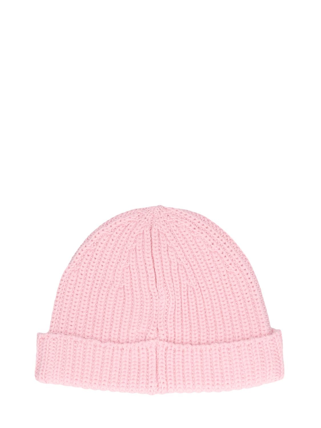 Shop Etro Wool Beanie W/logo In Pink