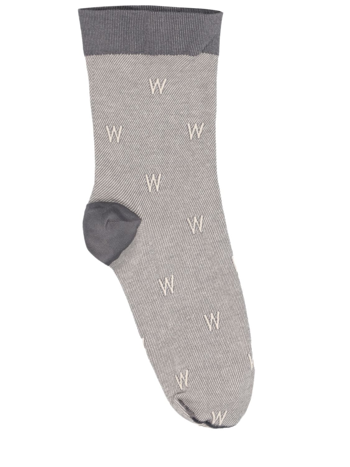 The W Cotton Blend Socks – WOMEN > LINGERIE > HOSIERY