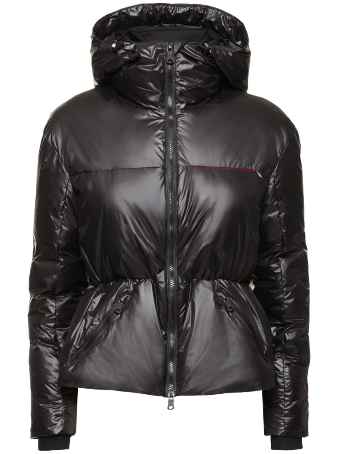 + NET SUSTAIN Diana hooded belted recycled ski jacket
