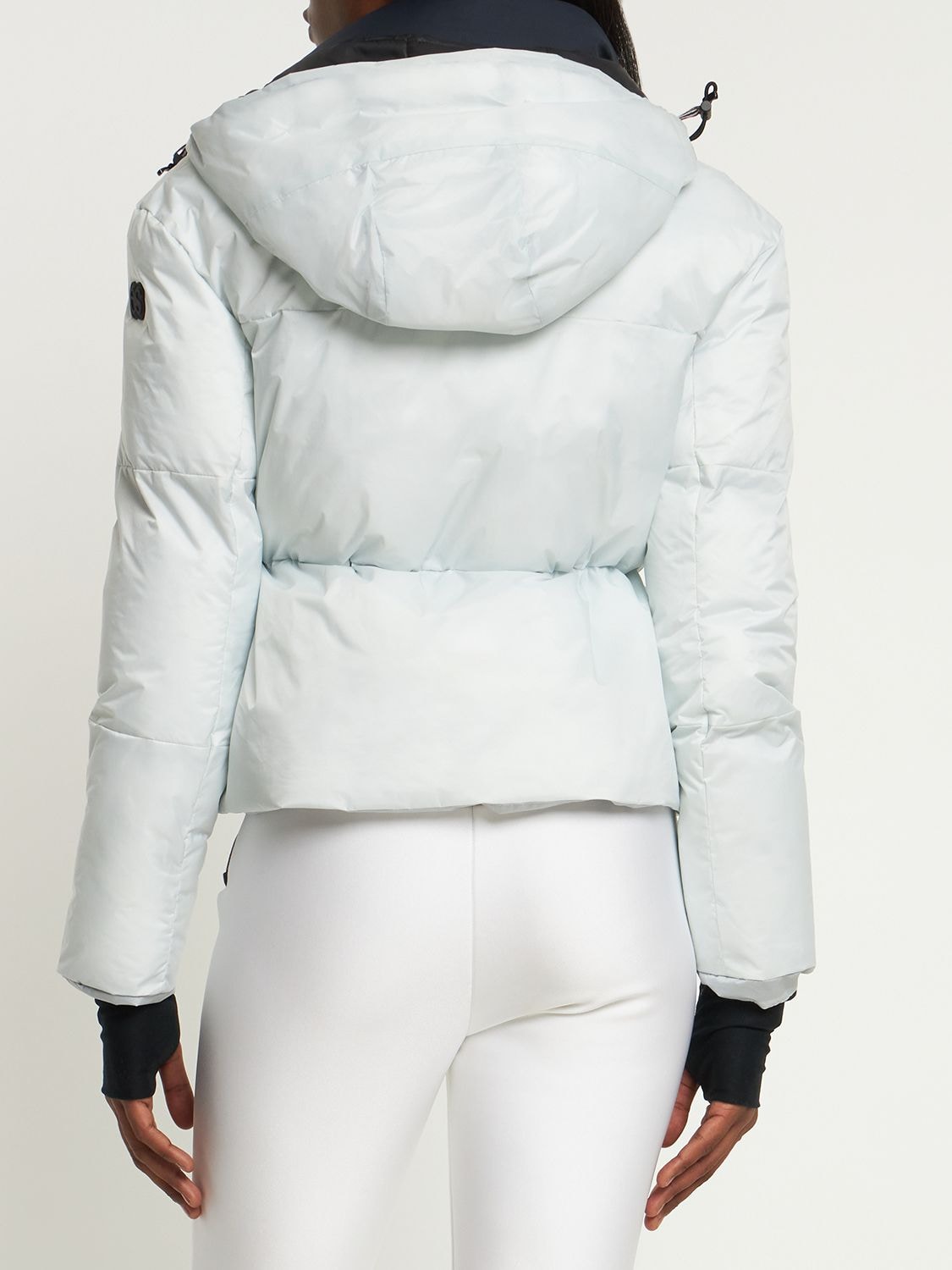 Shop Erin Snow Cirè Ledo Ski Jacket In White,silver