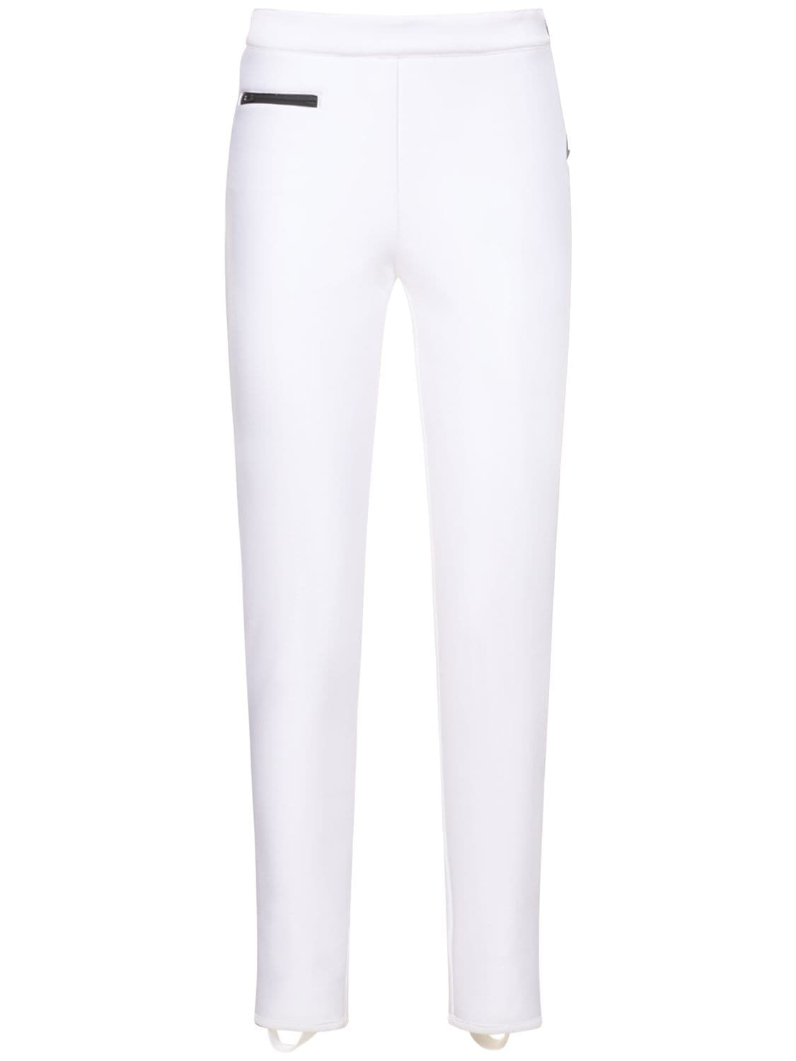 Erin Snow Olivia Metallic Racer Pants In White