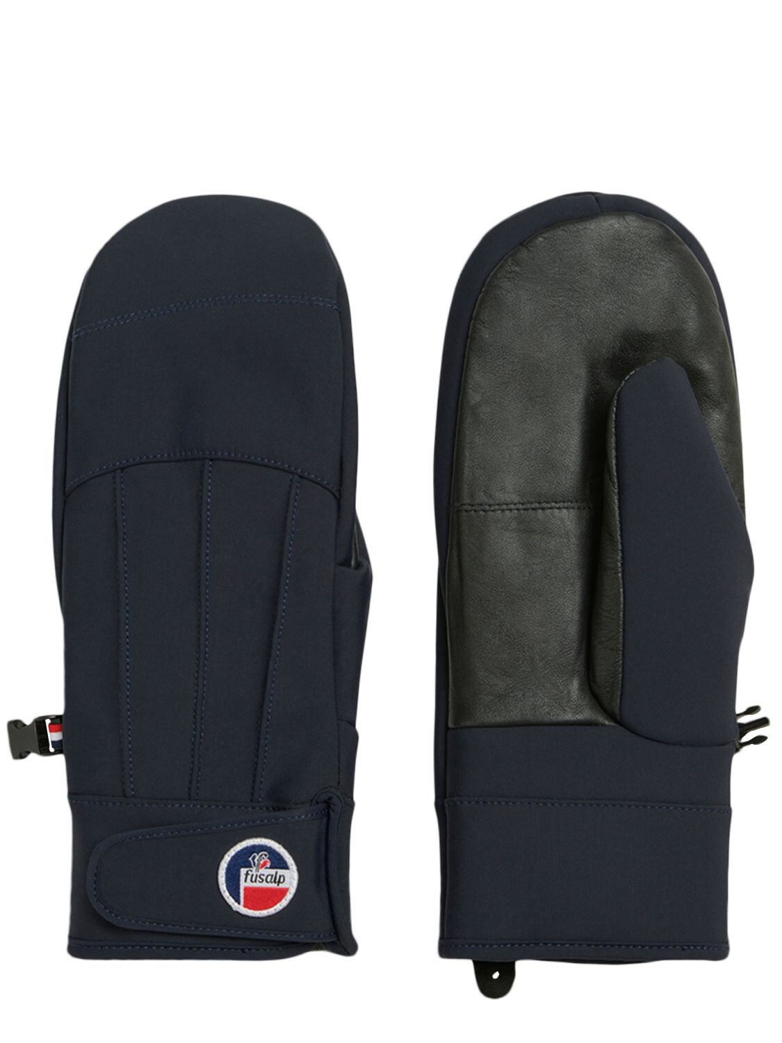 Shop Fusalp Glacier Mittens In Navy