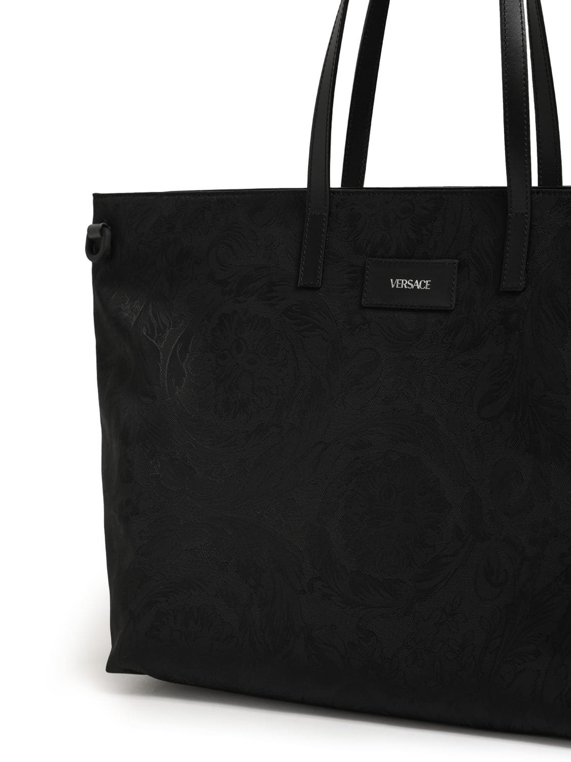 Shop Versace Tote Changing Bag & Mat In Black