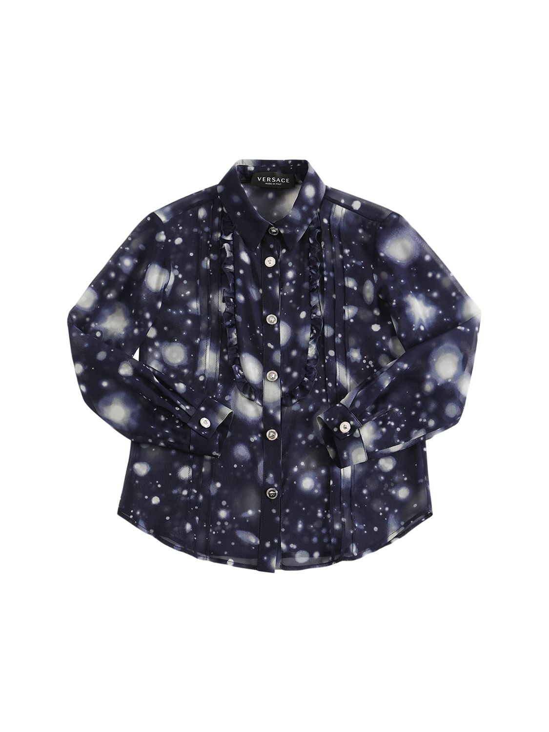 Image of Solar System Printed Silk Shirt