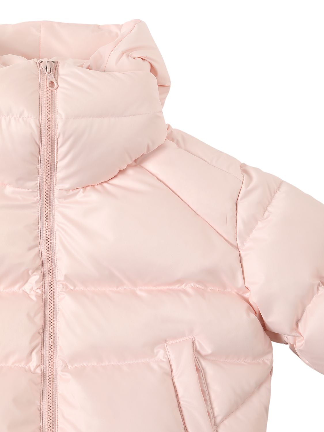 Shop Simonetta Nylon Down Jacket In Pink