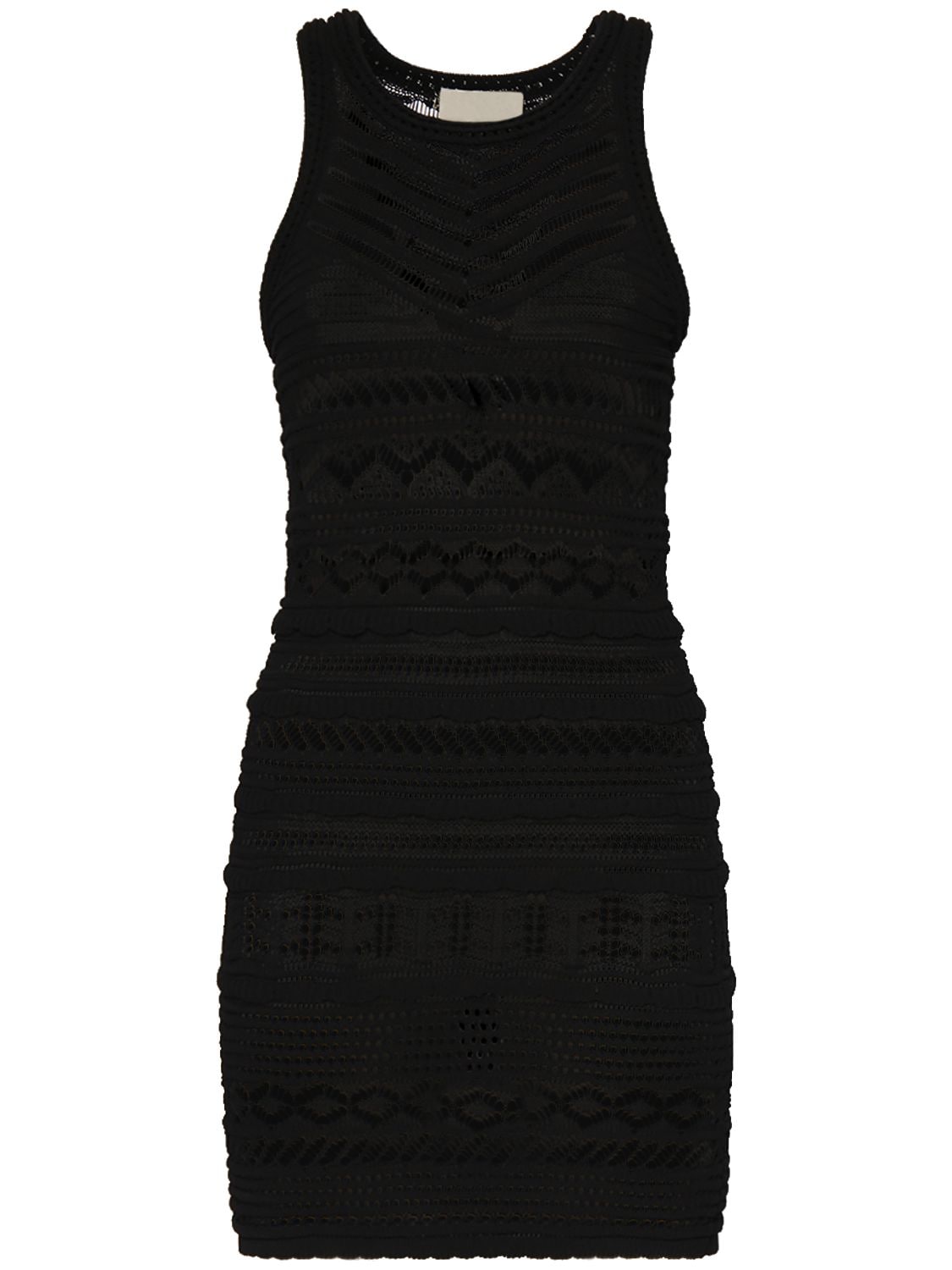 Isabel Marant Ava Cotton Crochet Midi Dress In Black
