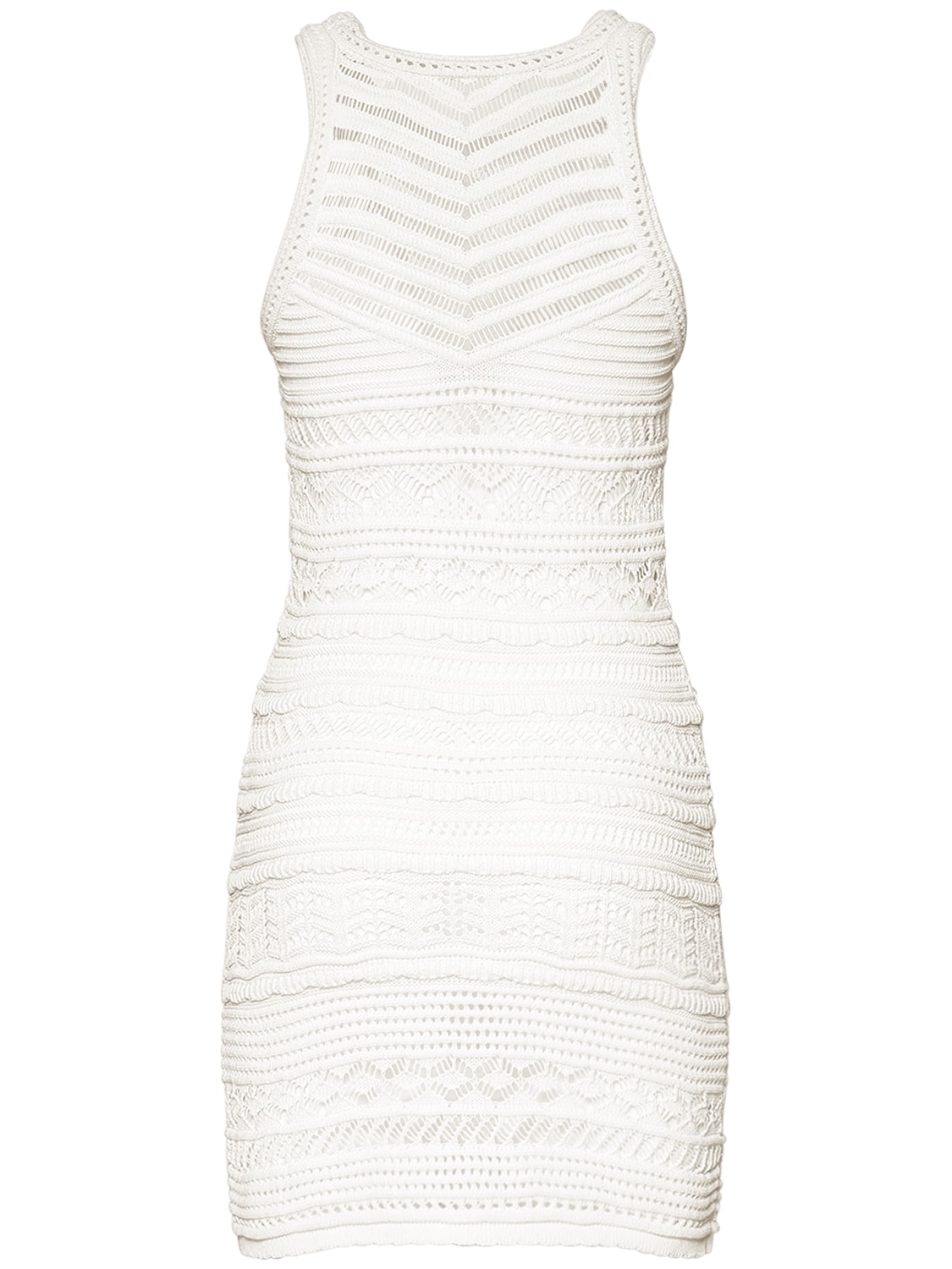 Shop Isabel Marant Ava Cotton Crochet Midi Dress In White
