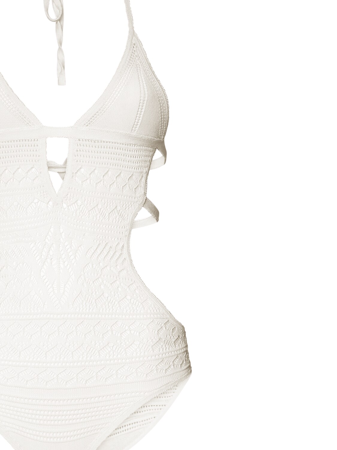 Shop Isabel Marant Adema Cotton Crochet Bodysuit In White