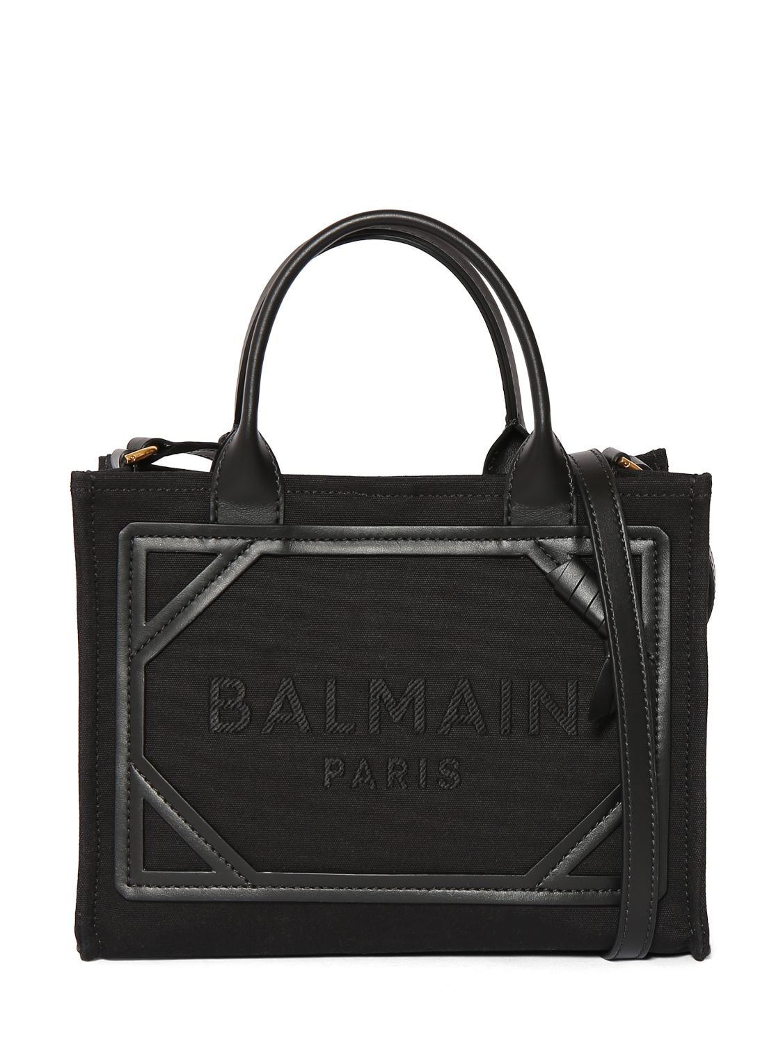 Small B-army Shopper Canvas Bag – WOMEN > BAGS > TOP HANDLE BAGS