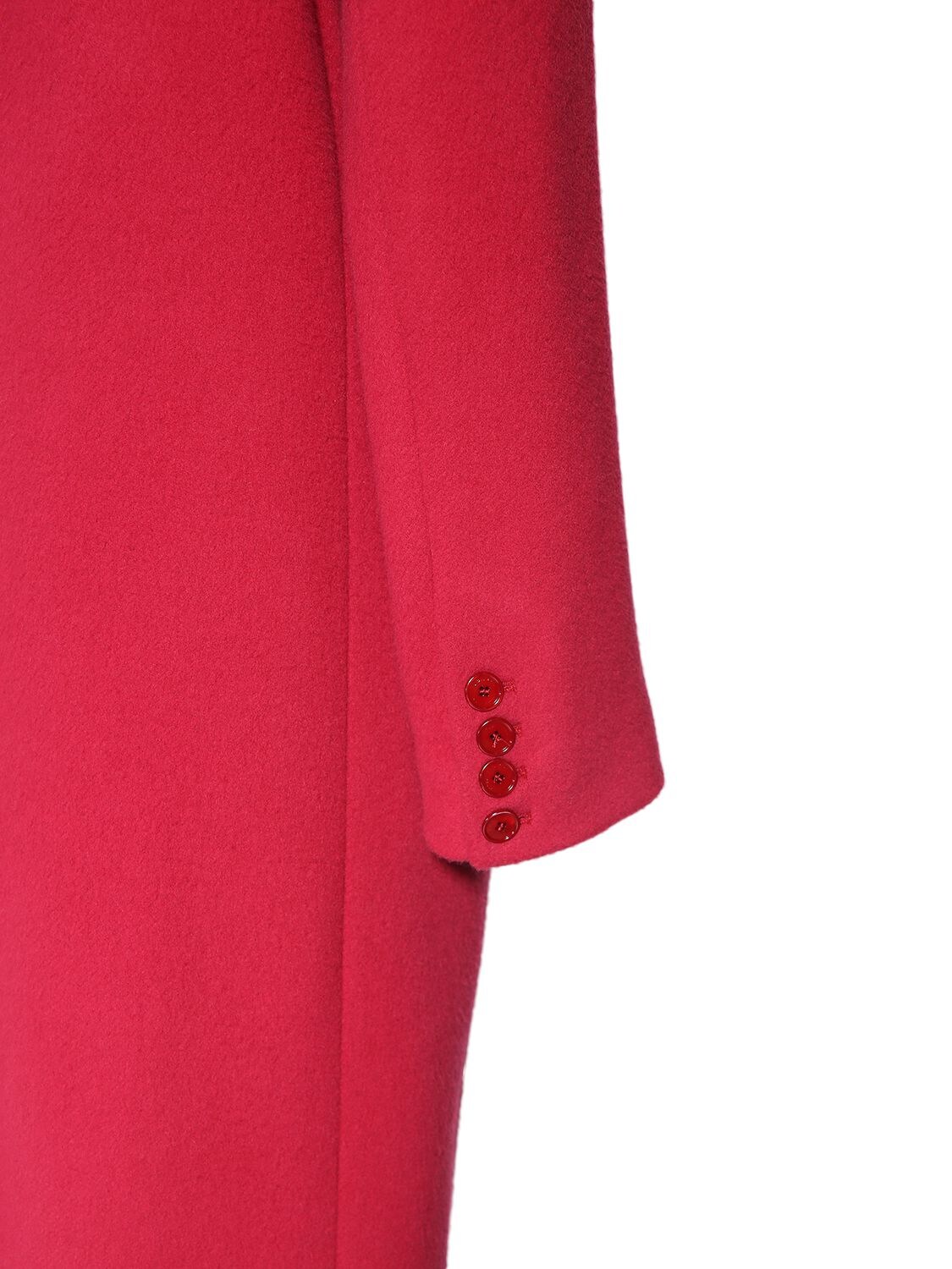 Shop Isabel Marant Enarryli Double Breasted Wool Blazer In Red