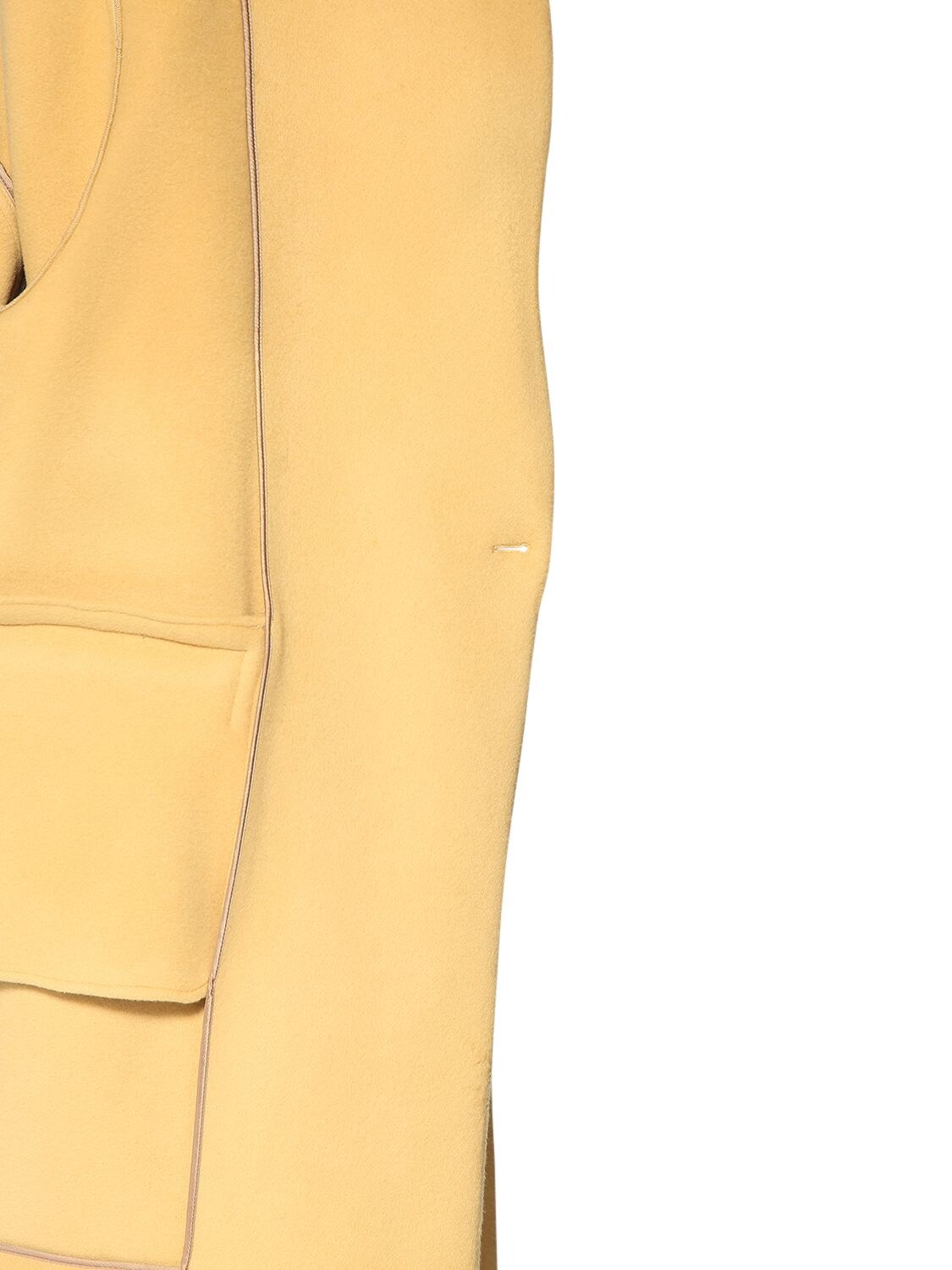 Shop Isabel Marant Efegozi Double Breasted Wool Blazer In Yellow