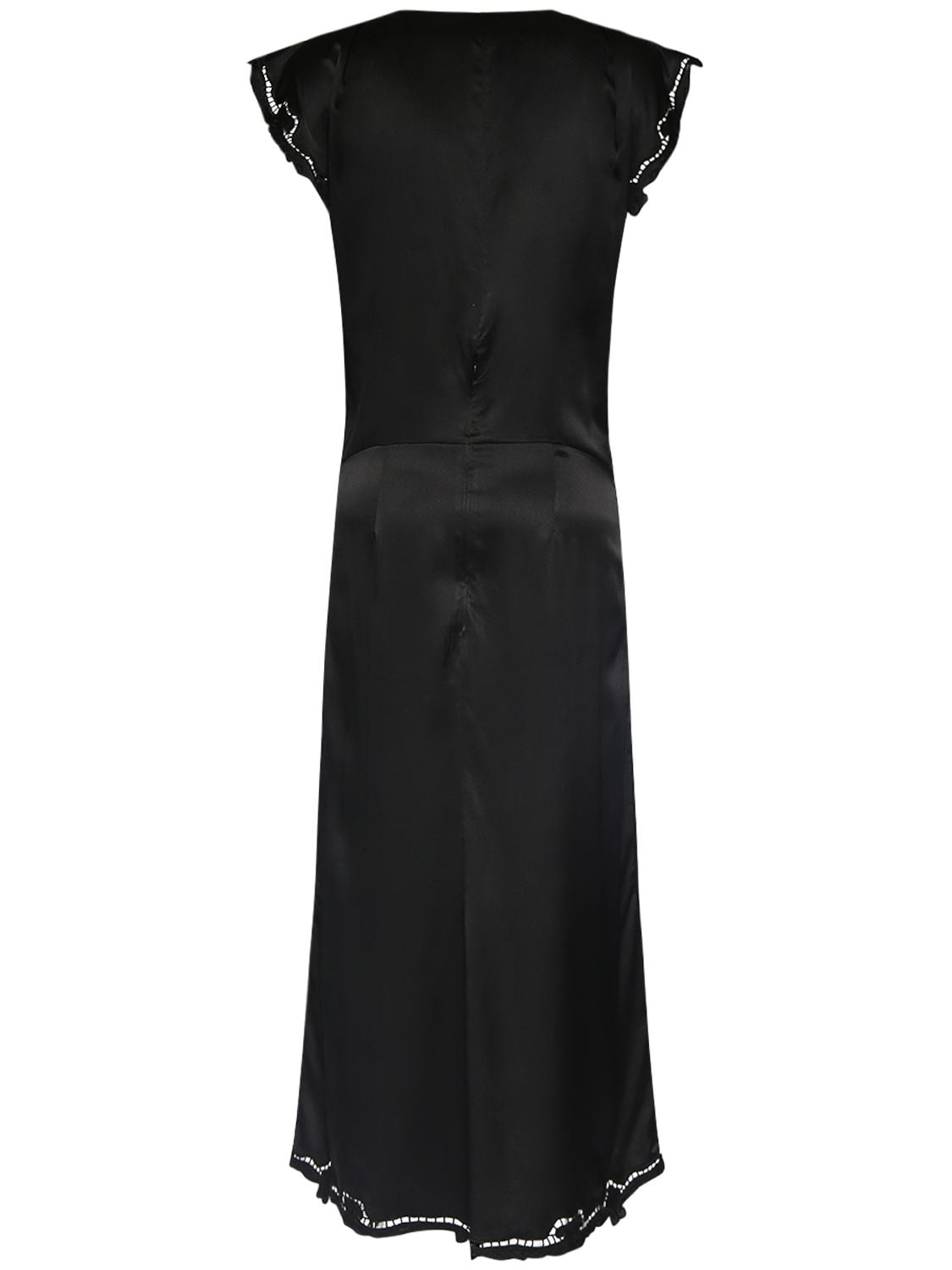 Shop Isabel Marant Jordina Sleeveless Silk Maxi Dress In Black