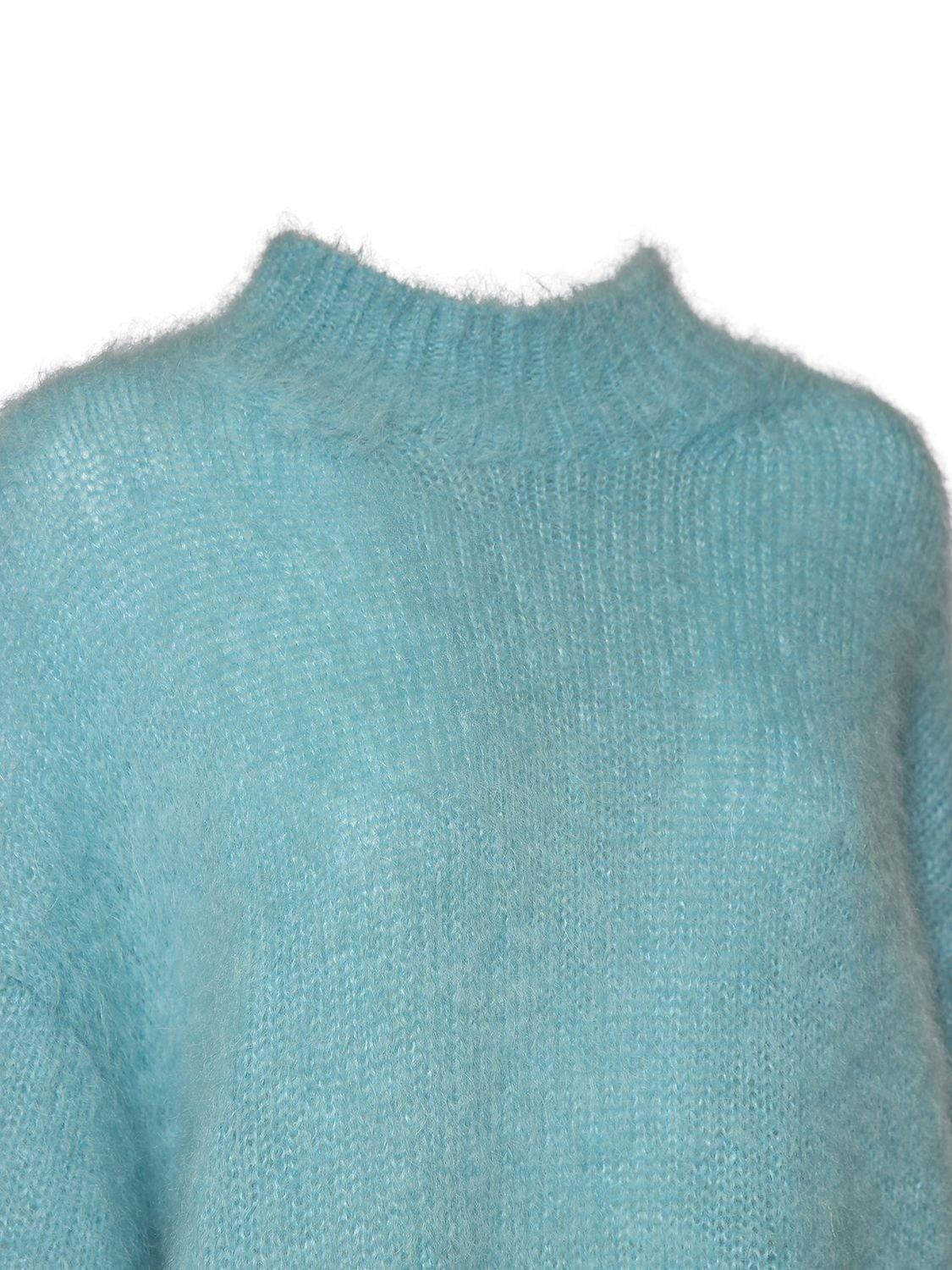 Shop Isabel Marant Idol Mohair Blend Knit Sweater In Blue