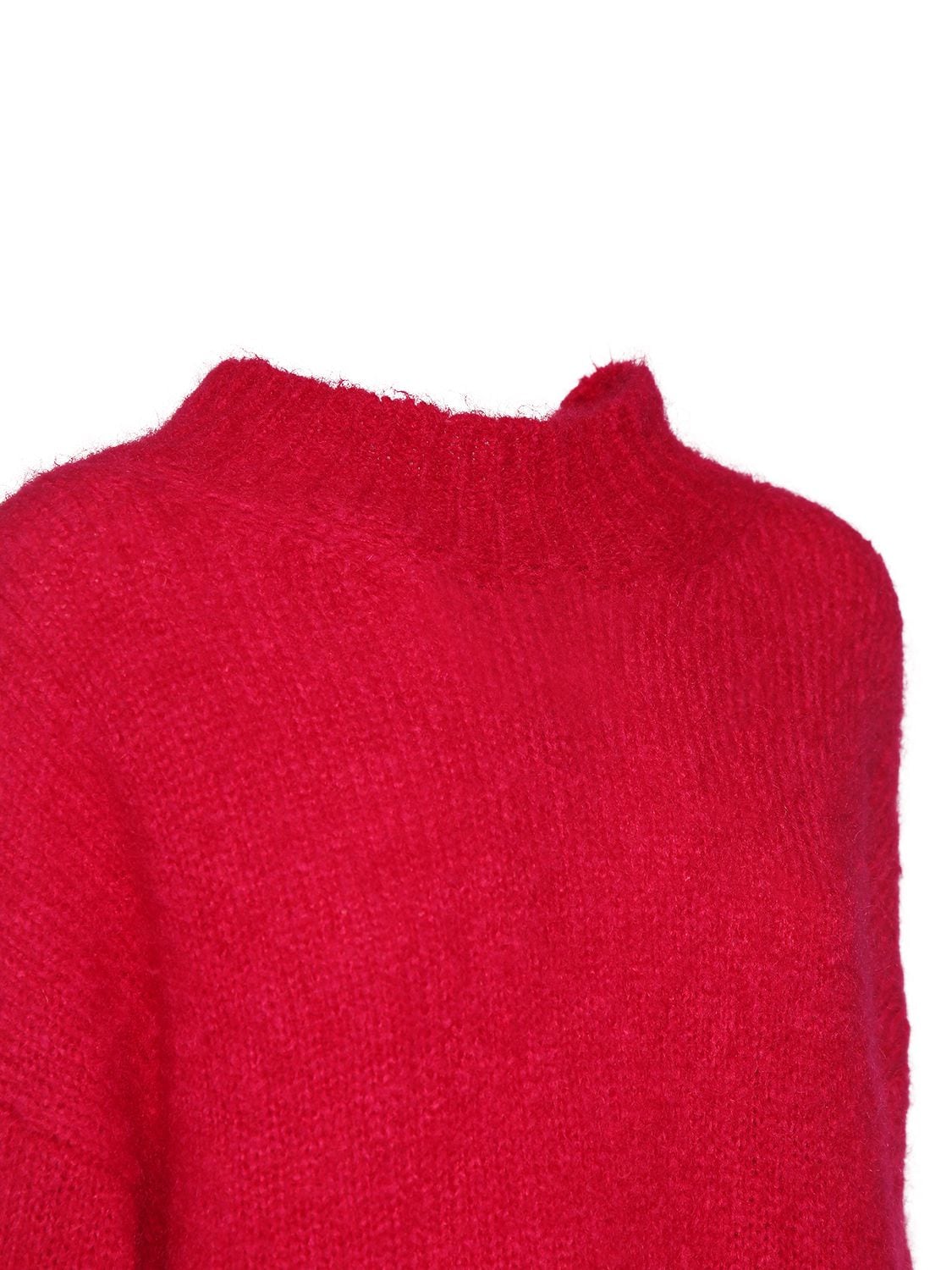 Shop Isabel Marant Idol Mohair Blend Knit Sweater In Fuchsia