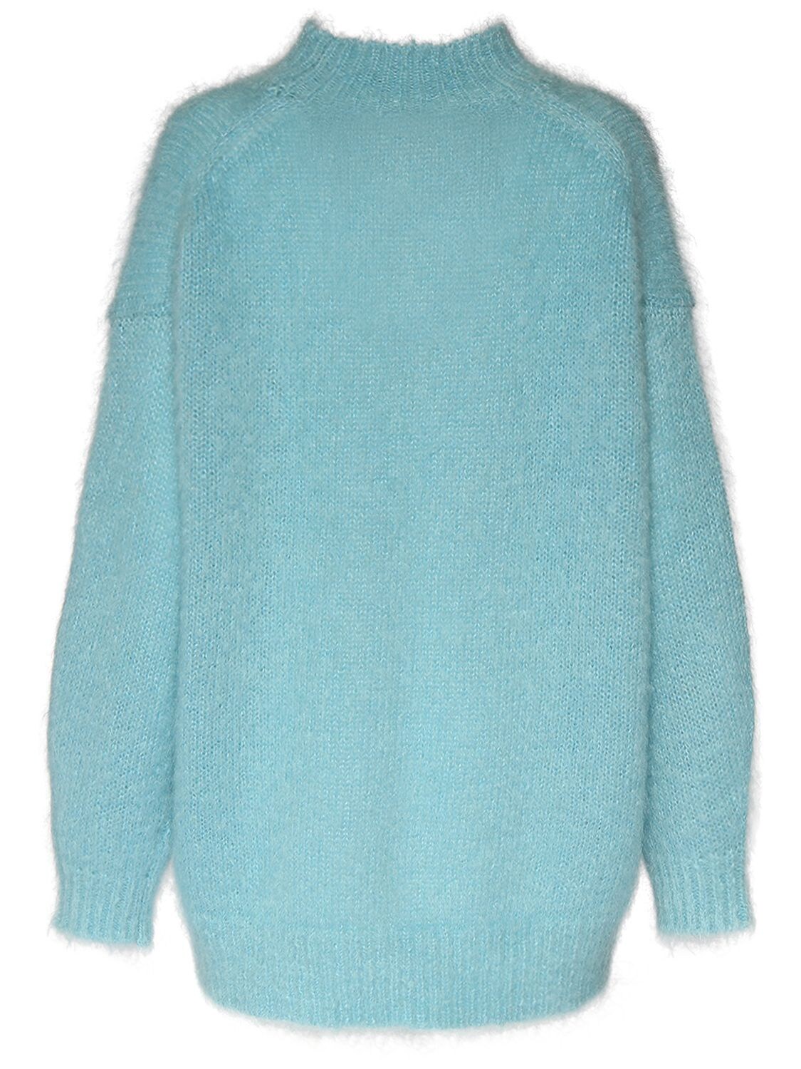 Shop Isabel Marant Idol Mohair Blend Knit Sweater In Blue