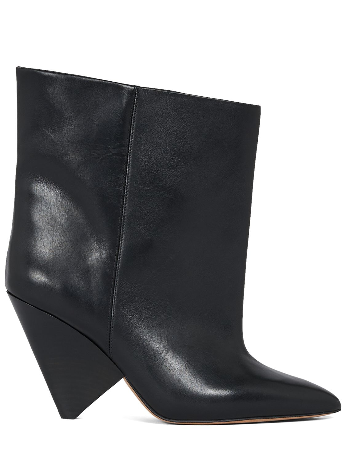 Image of 90mm Miyako Leather Ankle Boots