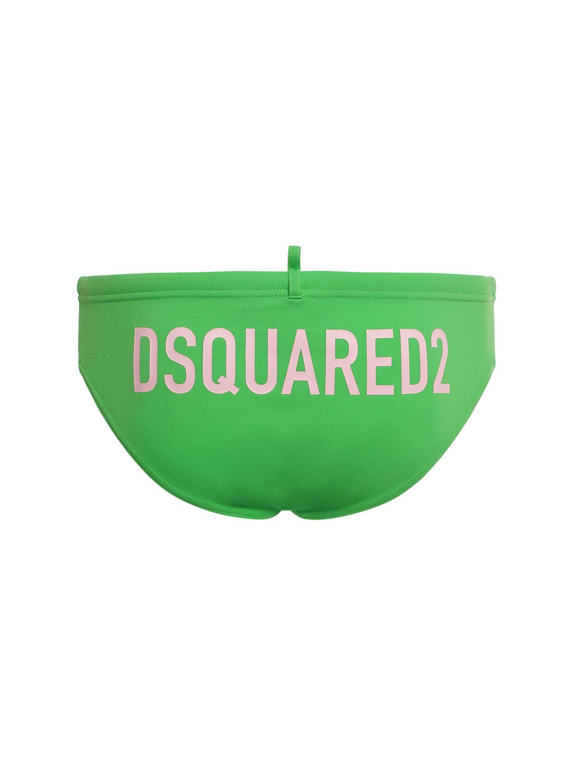 Dsquared2 Underwear Logo Swim Briefs In Green,pink