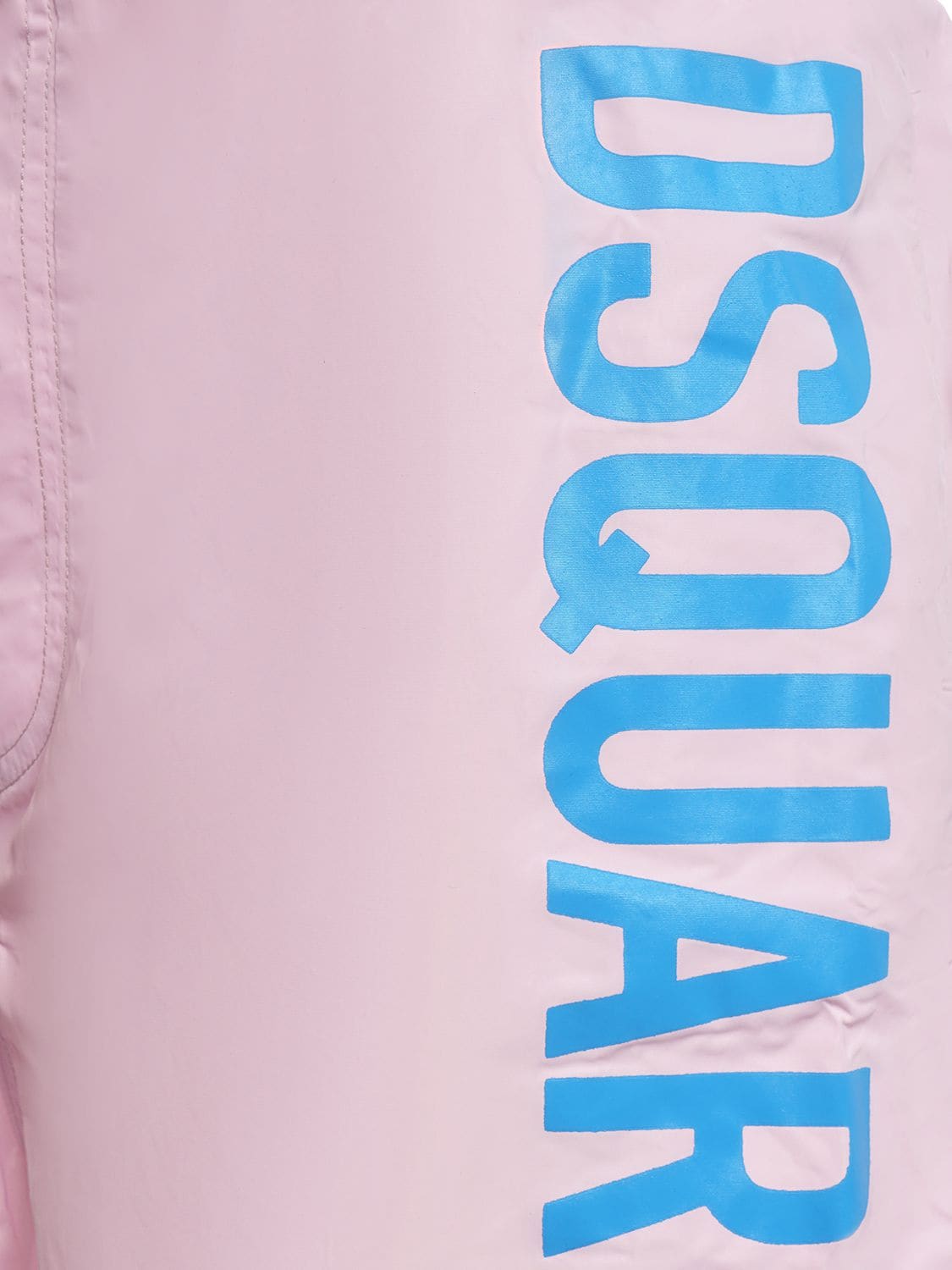 Shop Dsquared2 Underwear Logo Midi Swim Shorts In Pink,blue