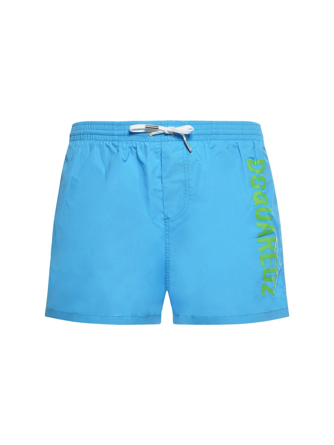 Dsquared2 Underwear Logo Midi Swim Shorts In Turquoise,green