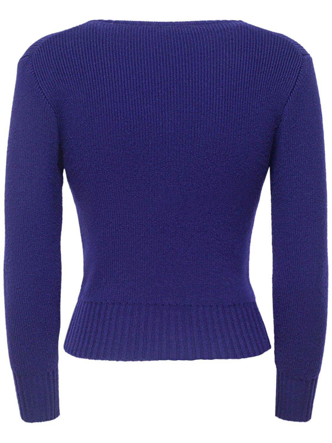 Shop The Row Cael Cashmere Blend Knit Sweater In Purple