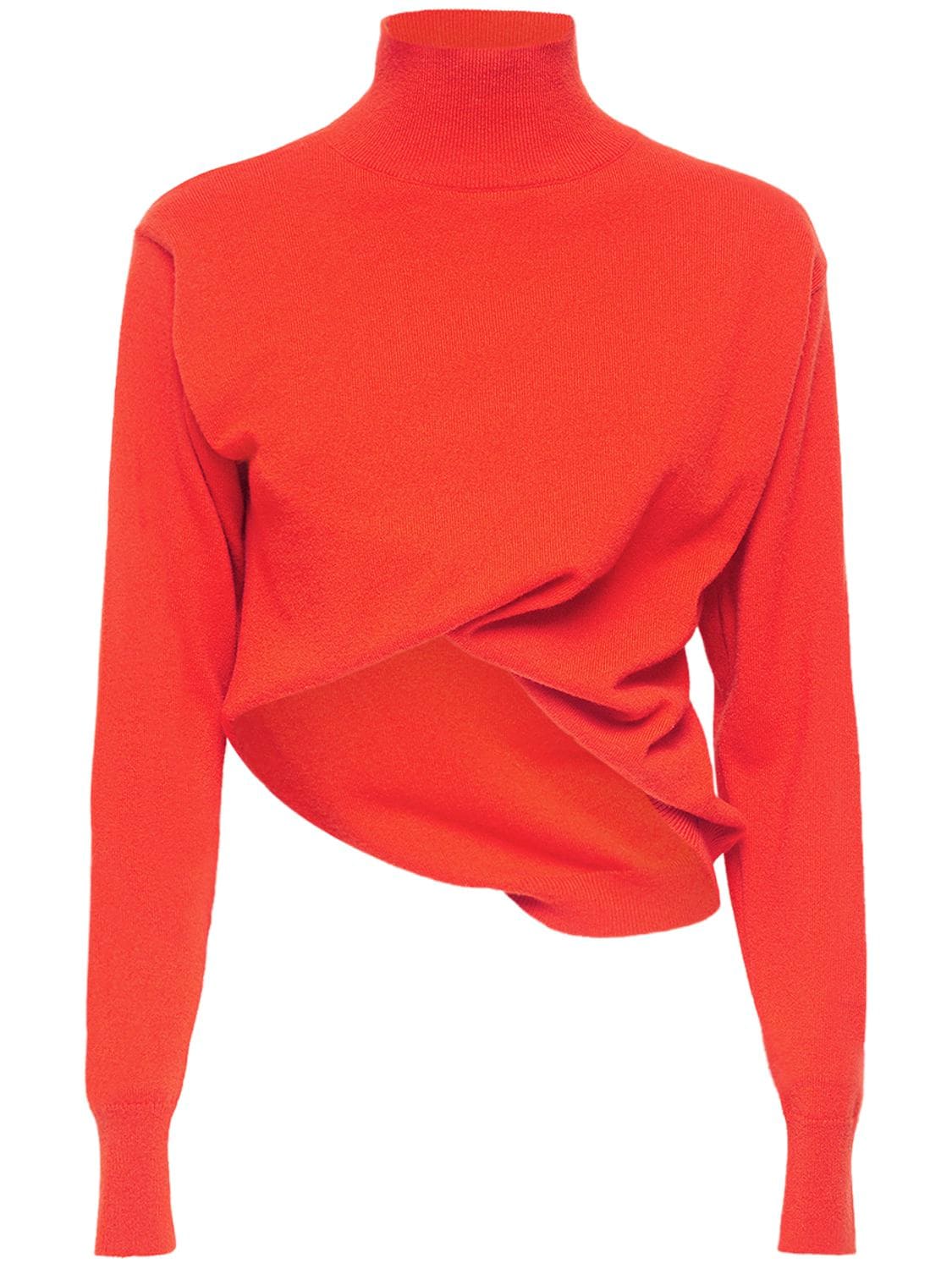 THE ROW CALLAN TWISTED CASHMERE CROP SWEATER