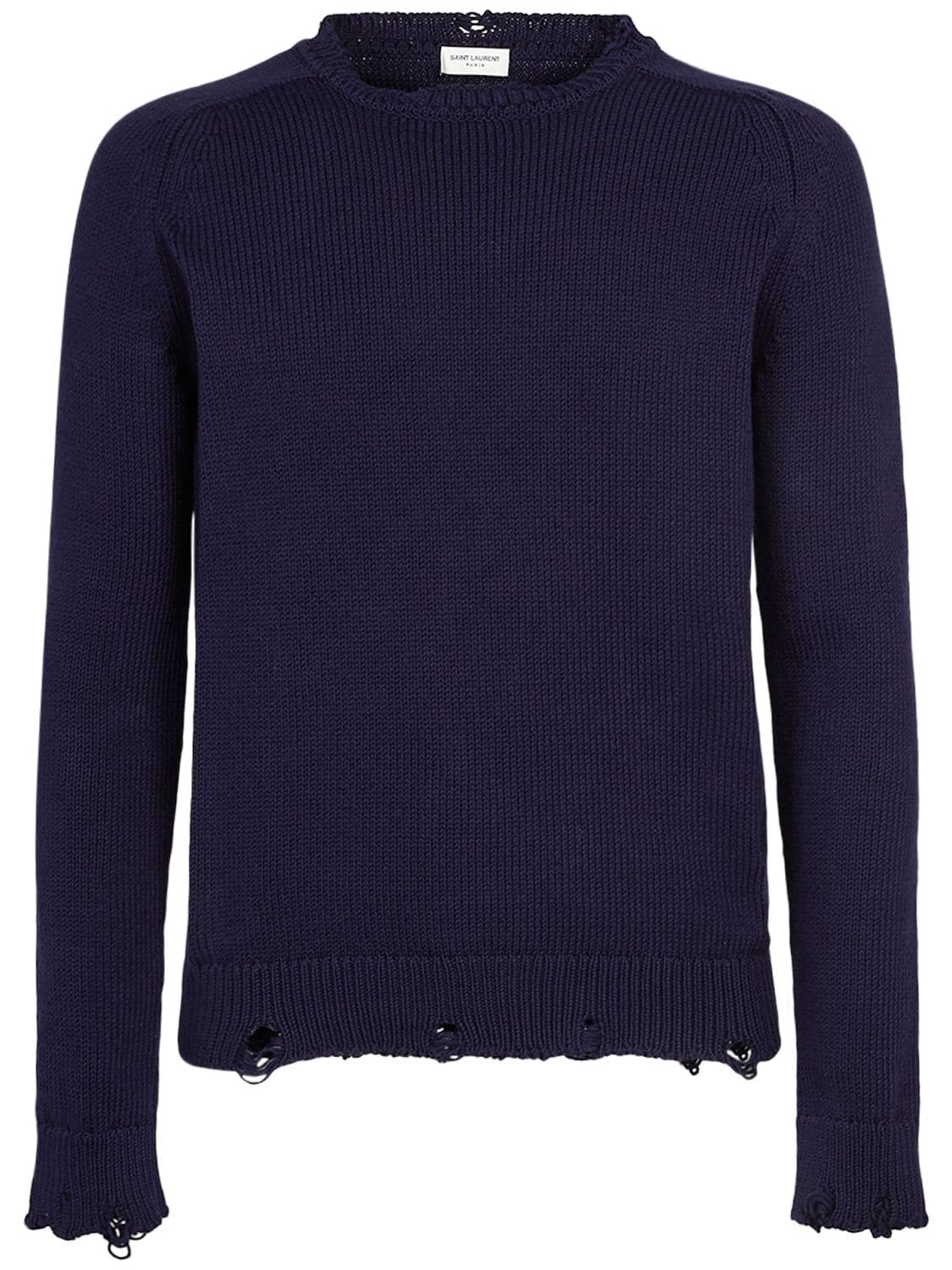 Image of Used Detail Cotton Crewneck Sweater