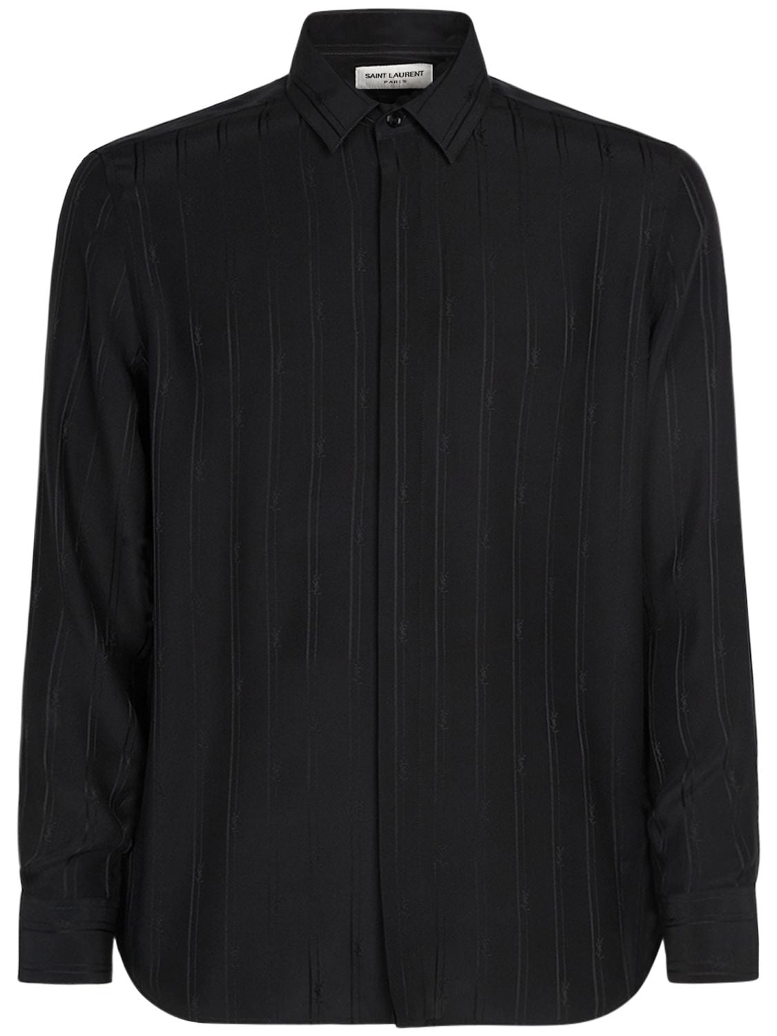 Cassandre Striped Silk Shirt – MEN > CLOTHING > SHIRTS