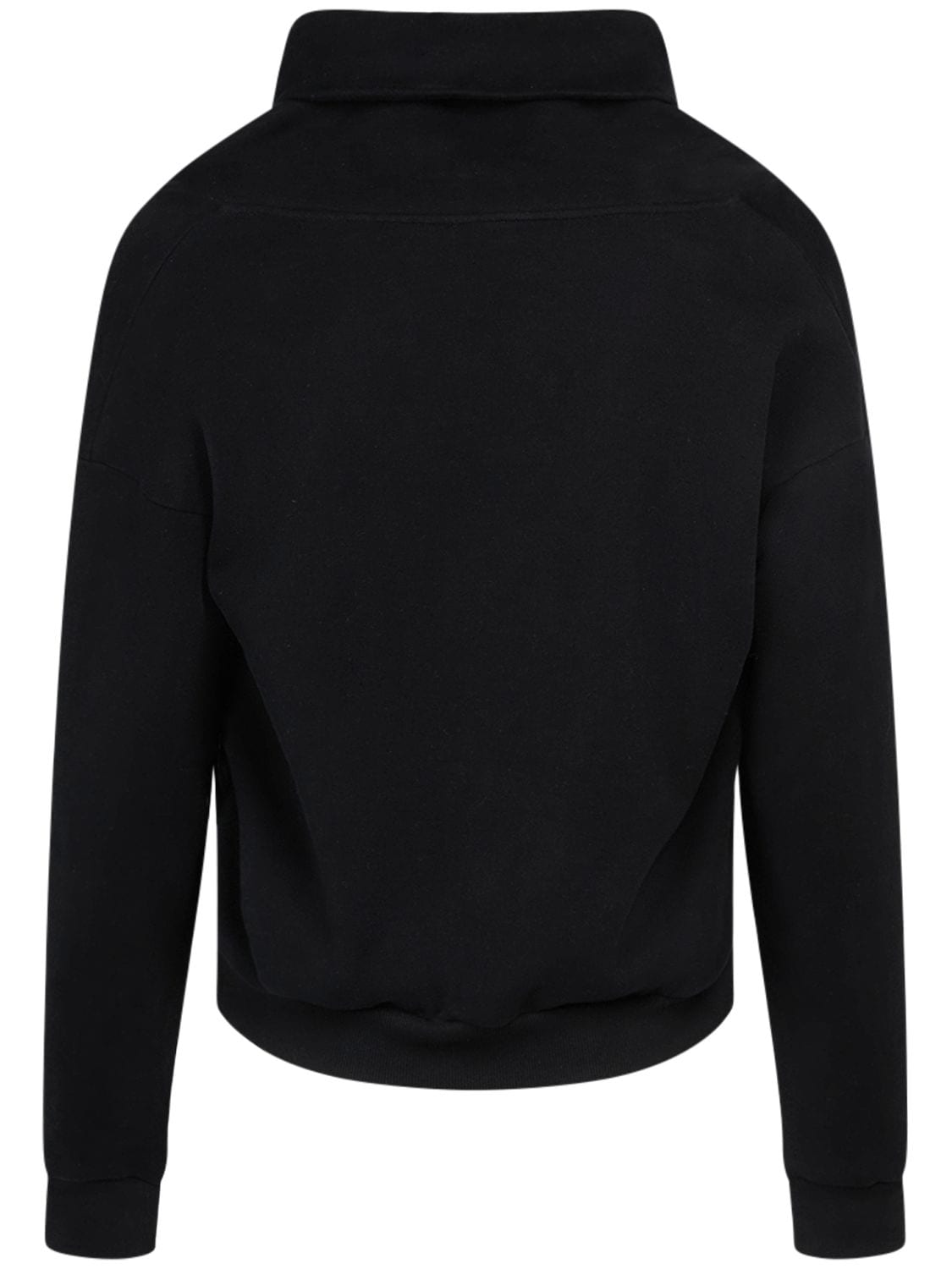Shop Saint Laurent Cotton Hoodie In Black