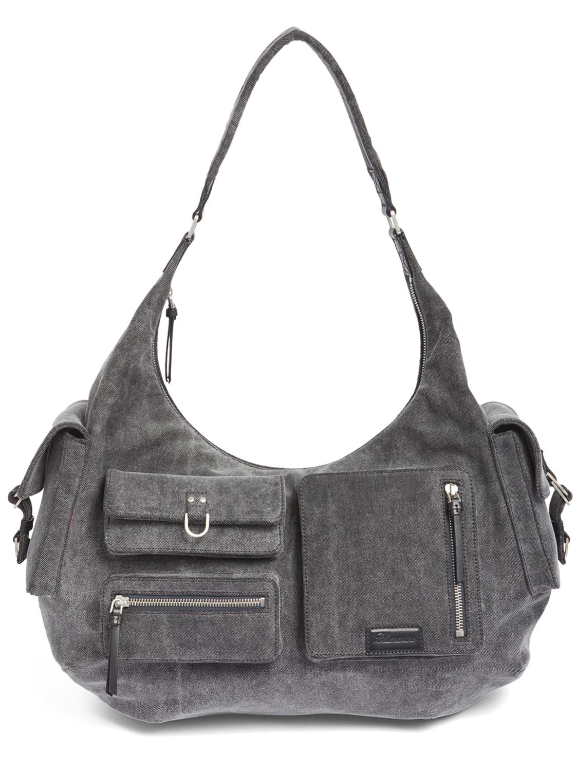 Large Pocket Hobo Denim Shoulder Bag – WOMEN > BAGS > SHOULDER BAGS