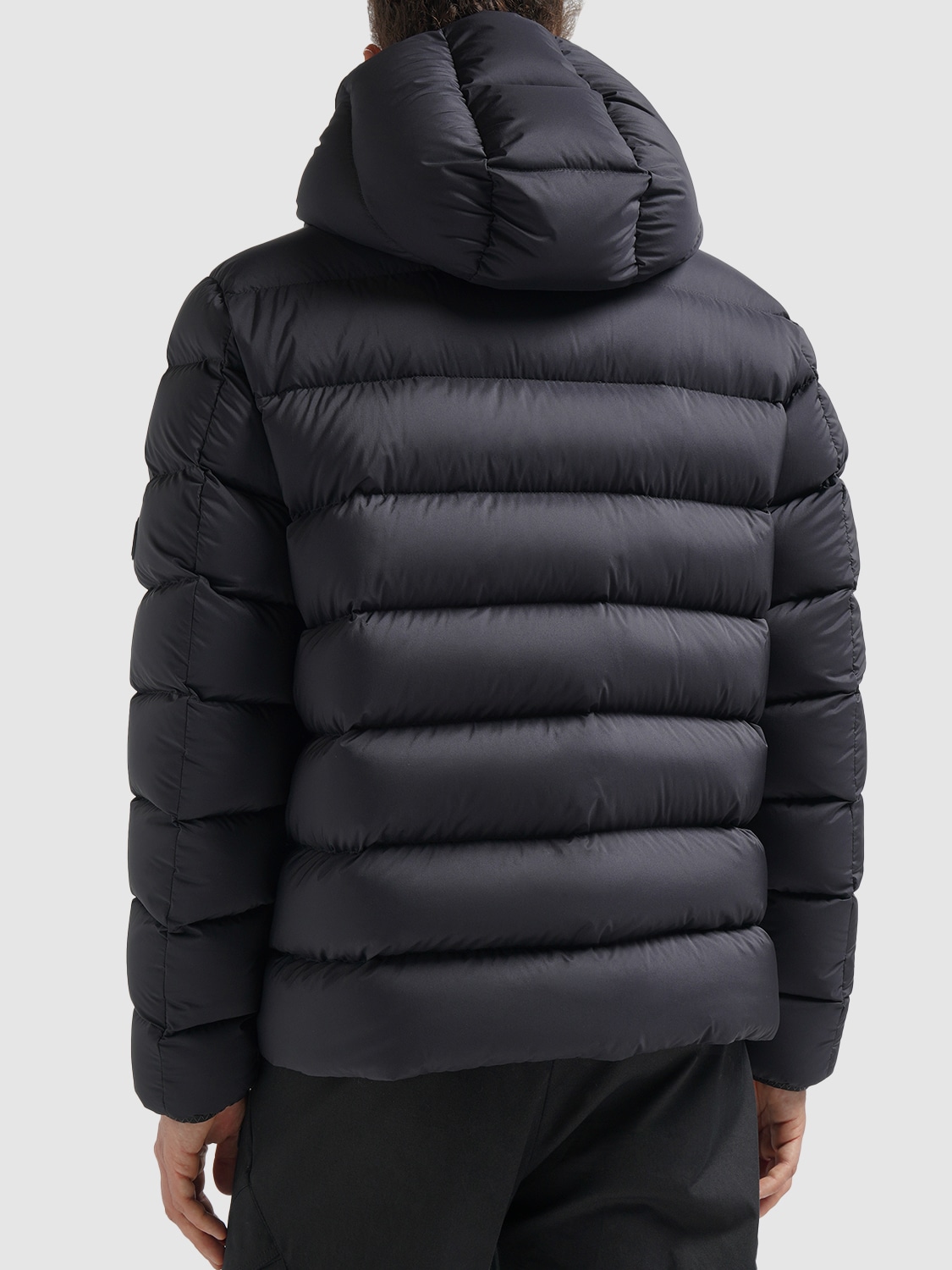 Moncler Ume Opaque Nylon Down Jacket In Black | ModeSens