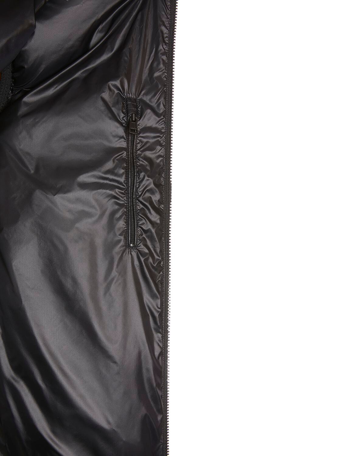Shop Moncler Almaz Ultra-light Nylon Down Vest In Black