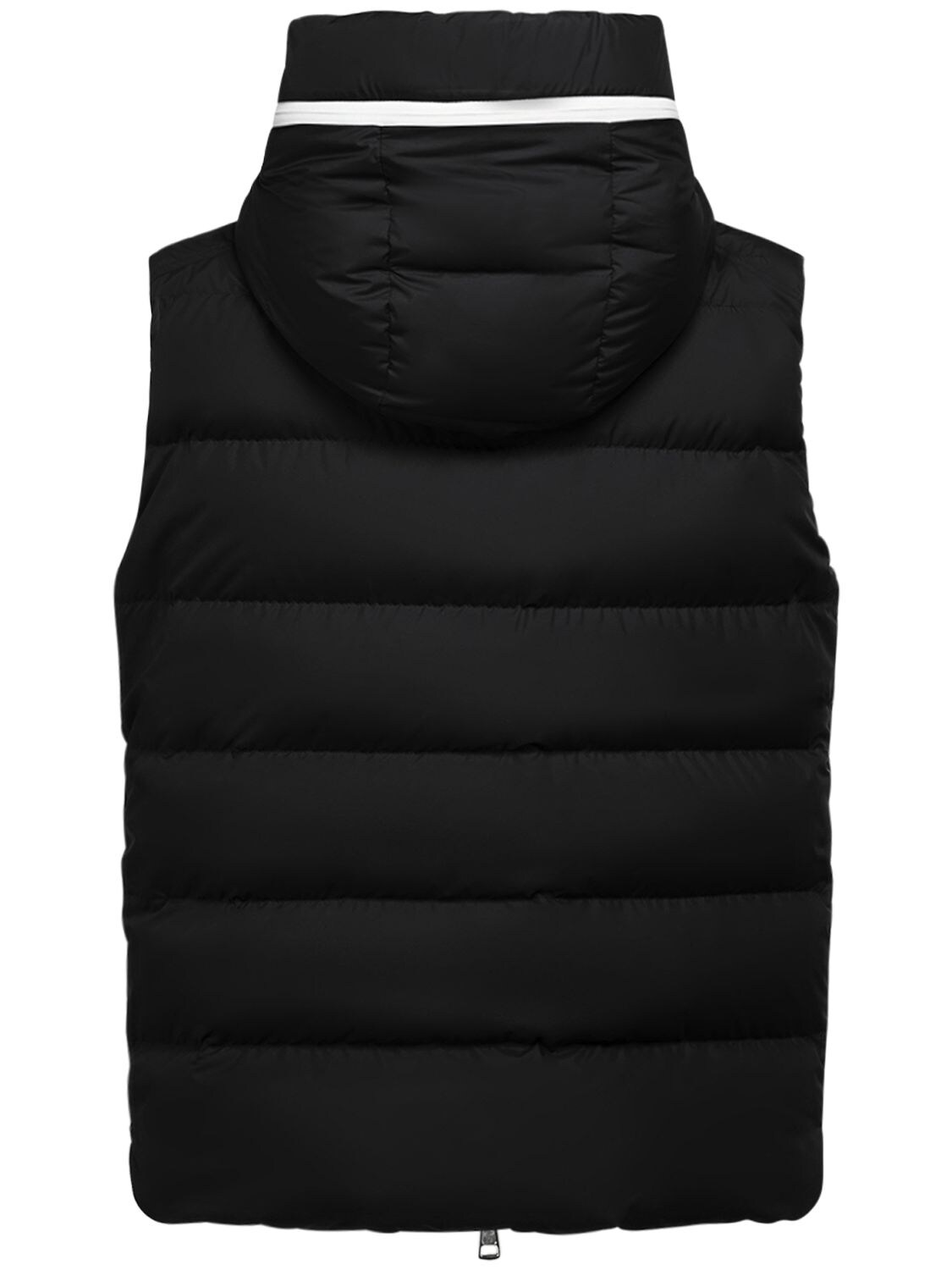 Shop Moncler Cardamine Tech Down Vest In Black