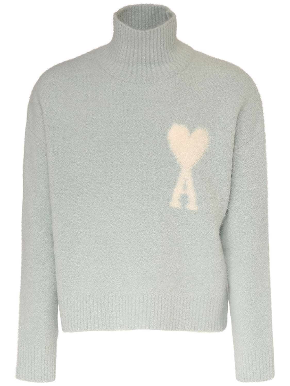 Logo Alpaca Blend Turtleneck Sweater – MEN > CLOTHING > KNITWEAR
