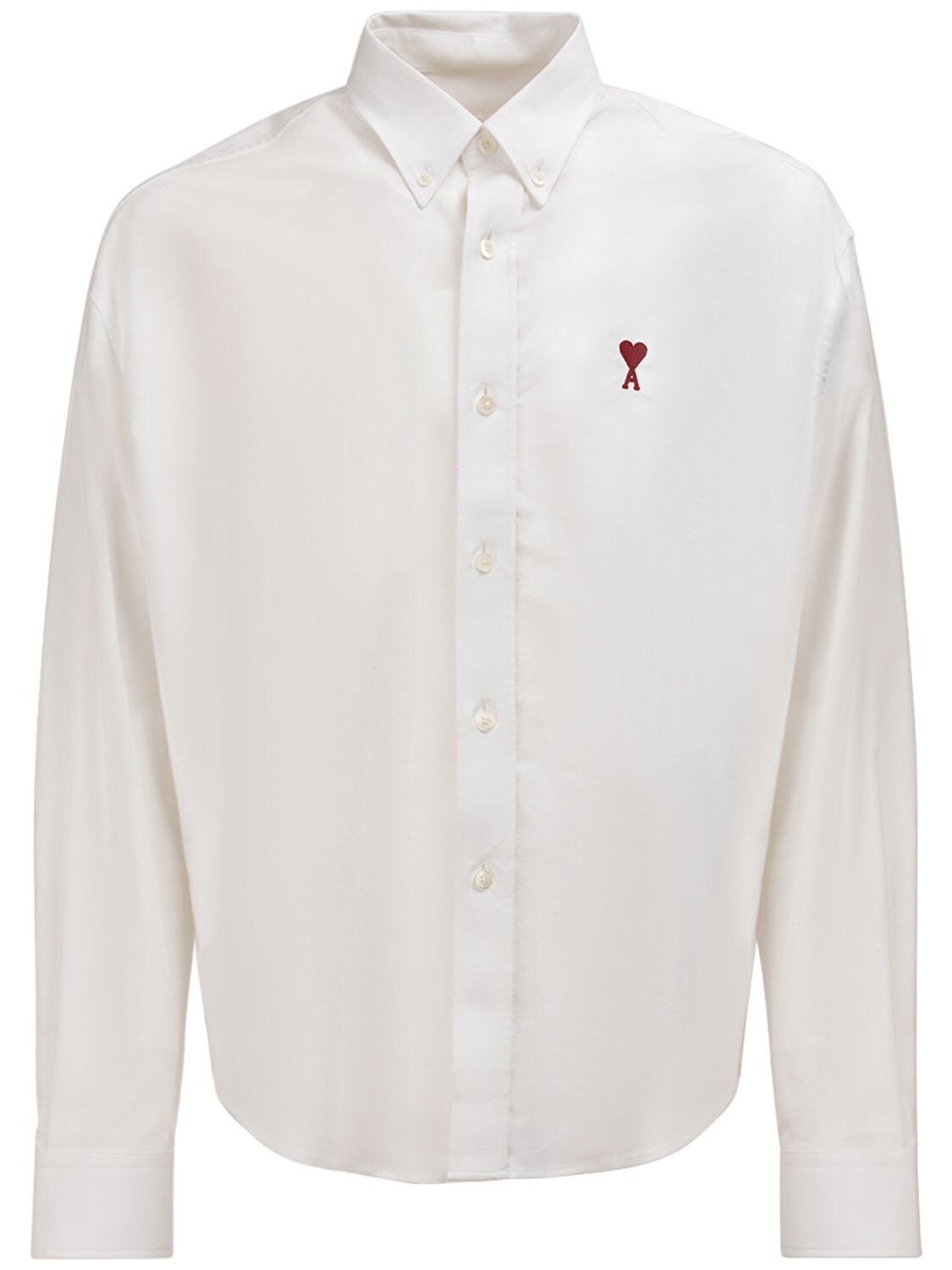 Logo Cotton Boxy Shirt – MEN > CLOTHING > SHIRTS