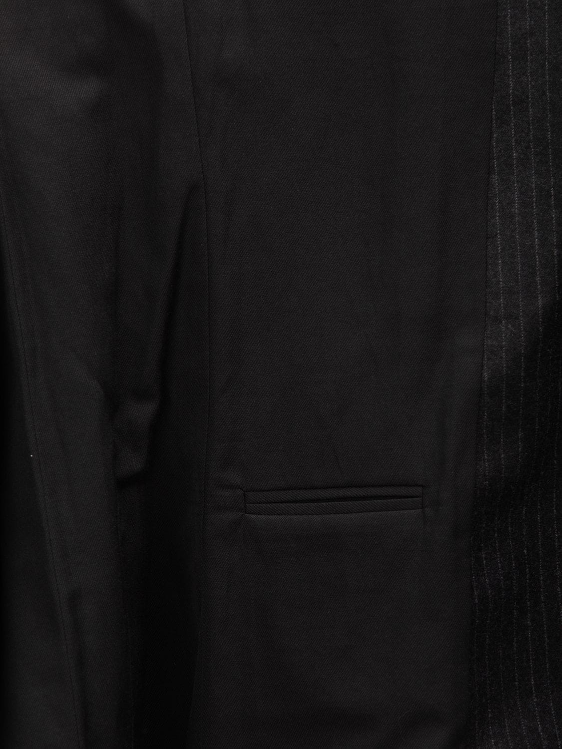 Shop Ami Alexandre Mattiussi Pinstriped Single Breast Jacket In Grey