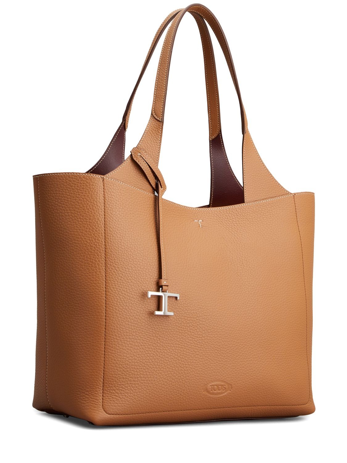 Tod's - Kenia Brown Leather Medium Bucket Bag