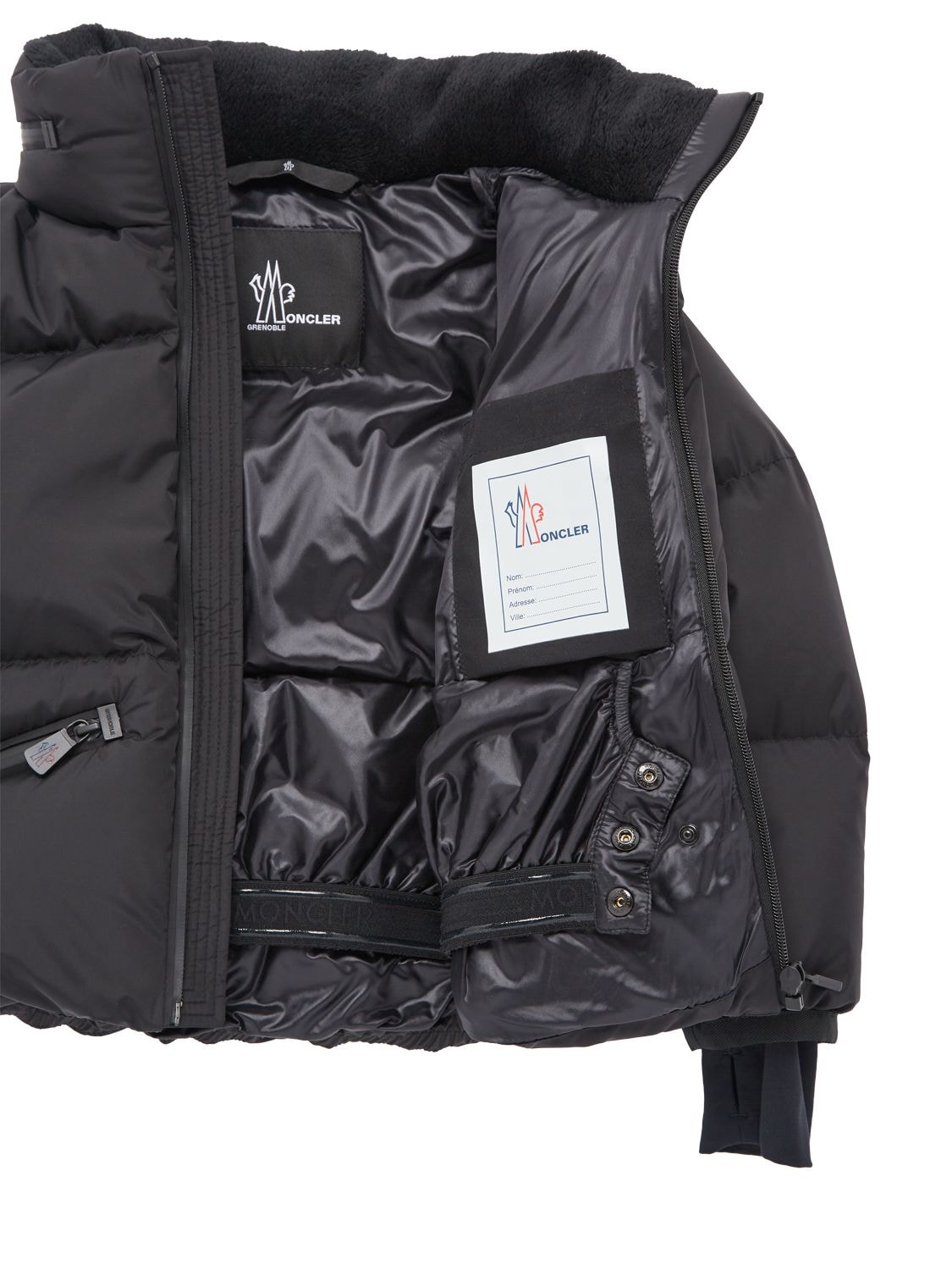 Shop Moncler Verdons 2l Tech Nylon Down Jacket In Black