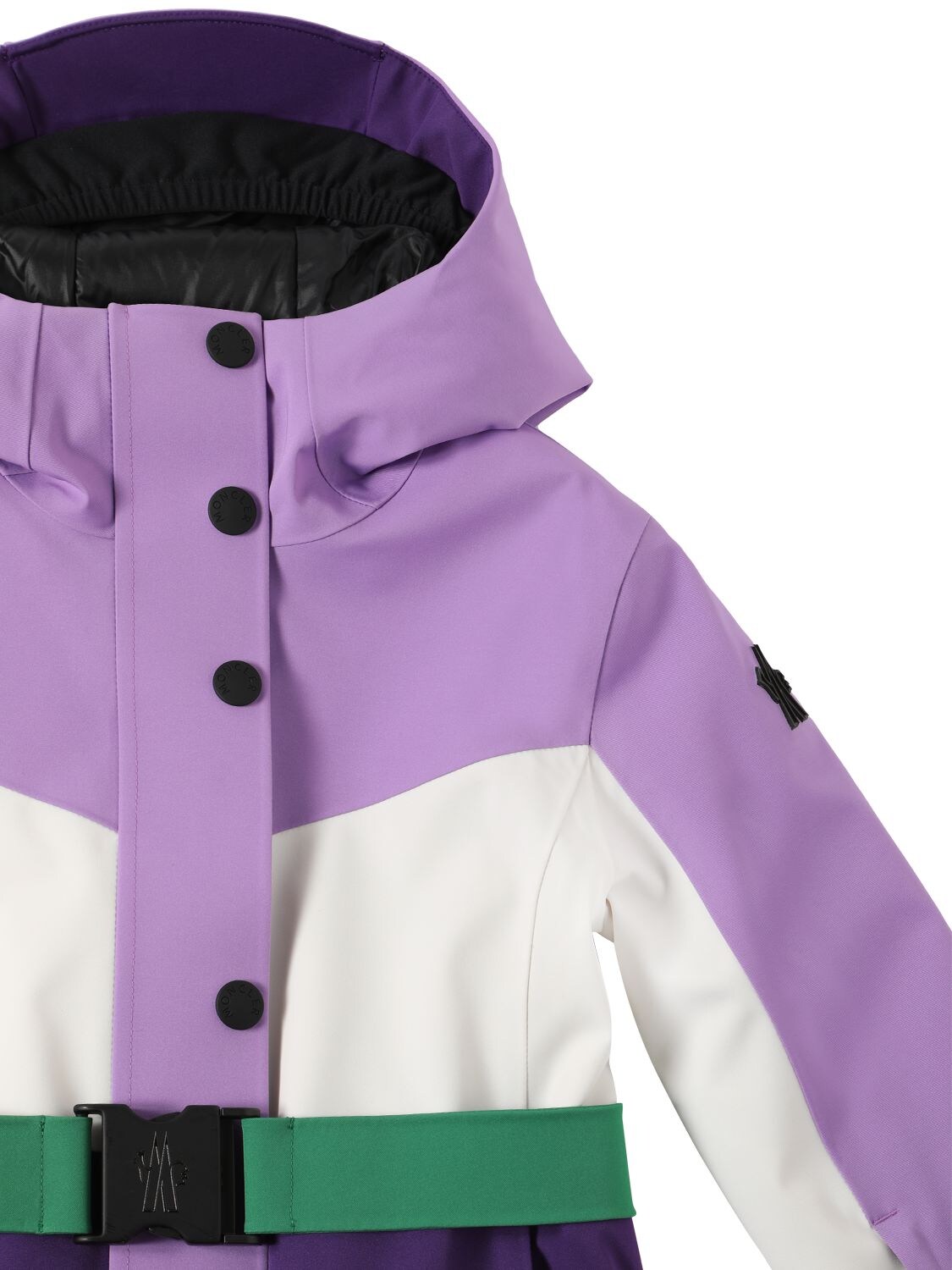 Shop Moncler Corserey Stretch Tech Fabric Jacket In Purple