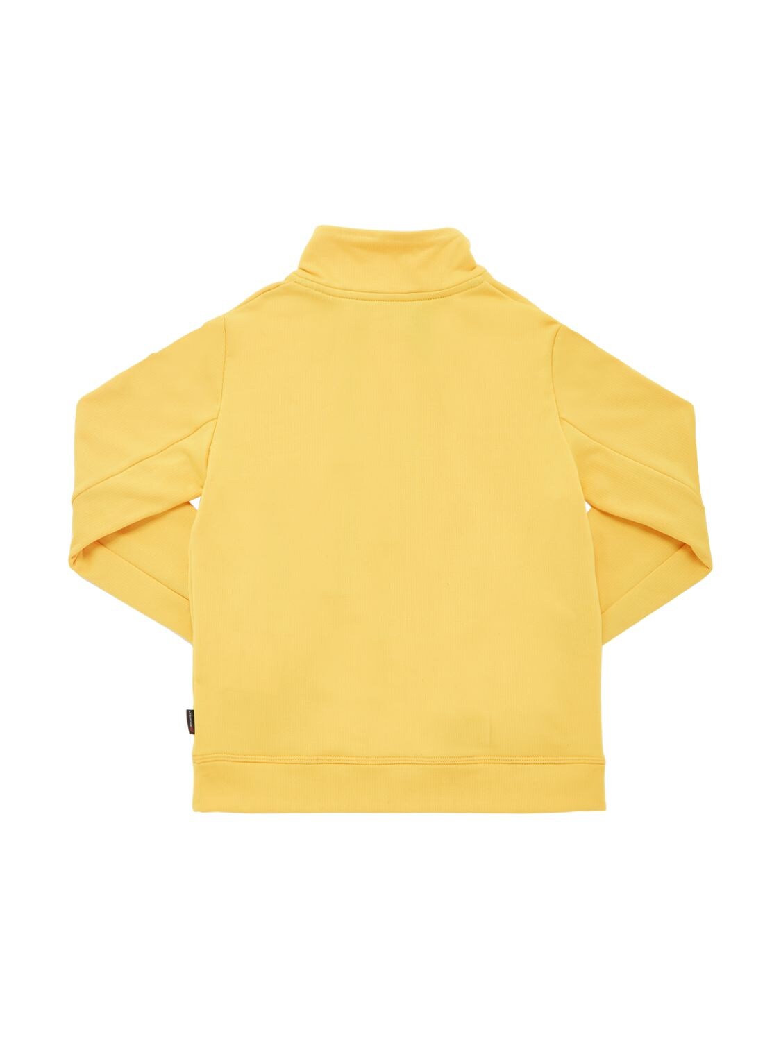 Shop Moncler Tricolor Base Layer L/s T-shirt In Yellow