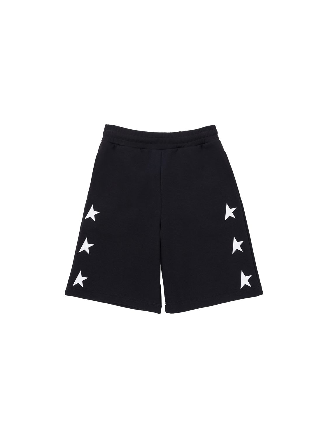 Image of Star Print Cotton Blend Sweat Shorts