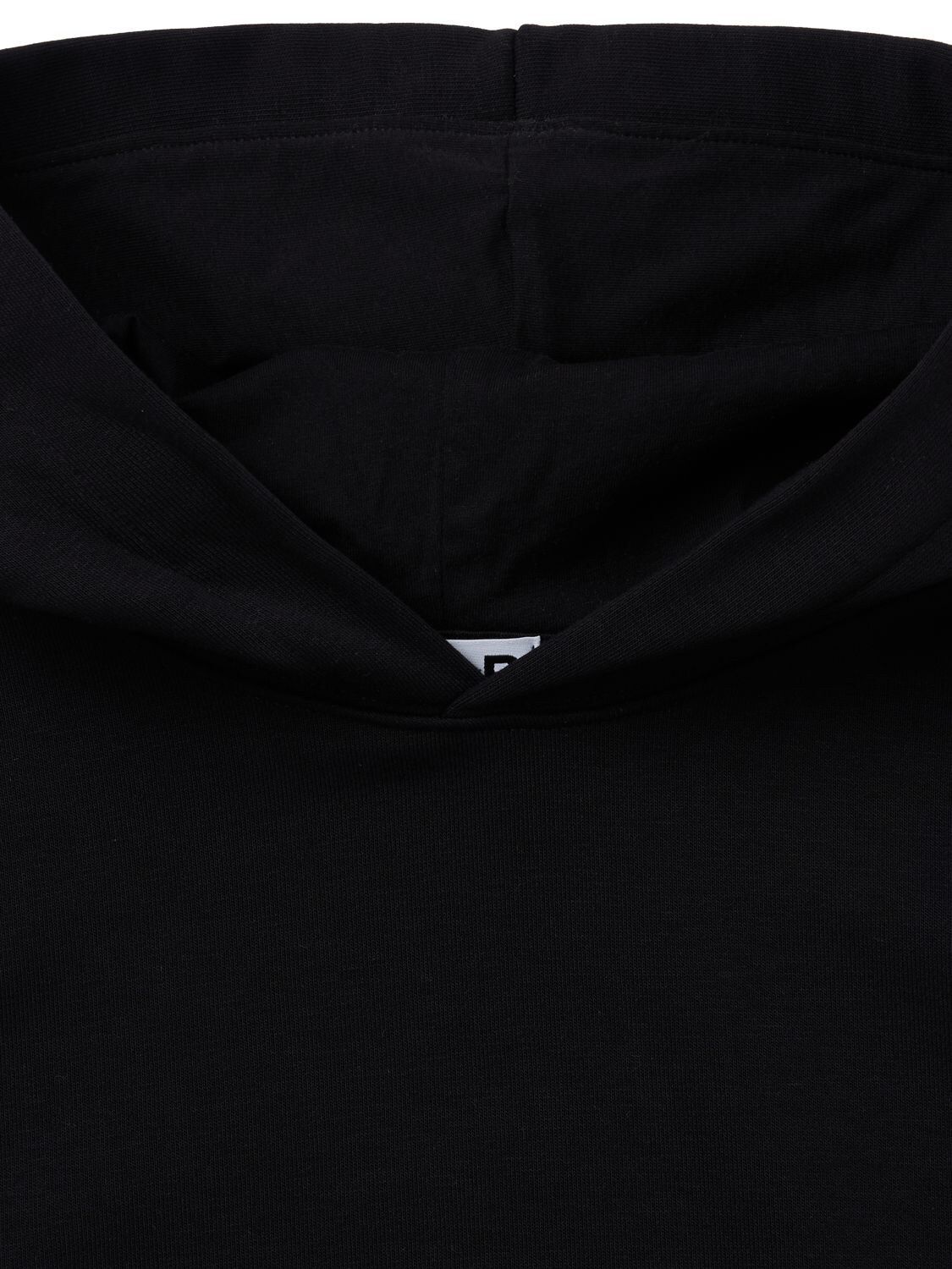 Shop Golden Goose Logo Print Cotton Jersey Sweatshirt In Black